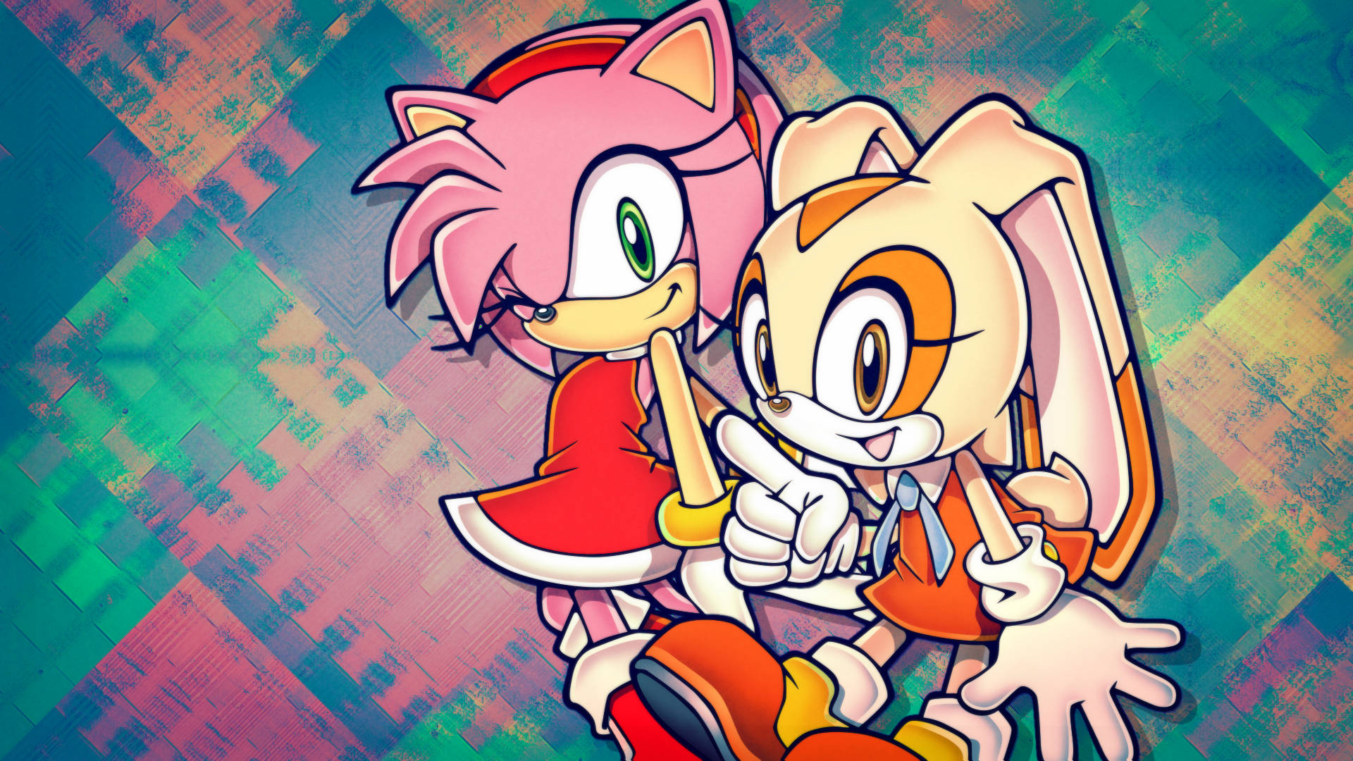 Download Amy Rose And Cream Wallpaper