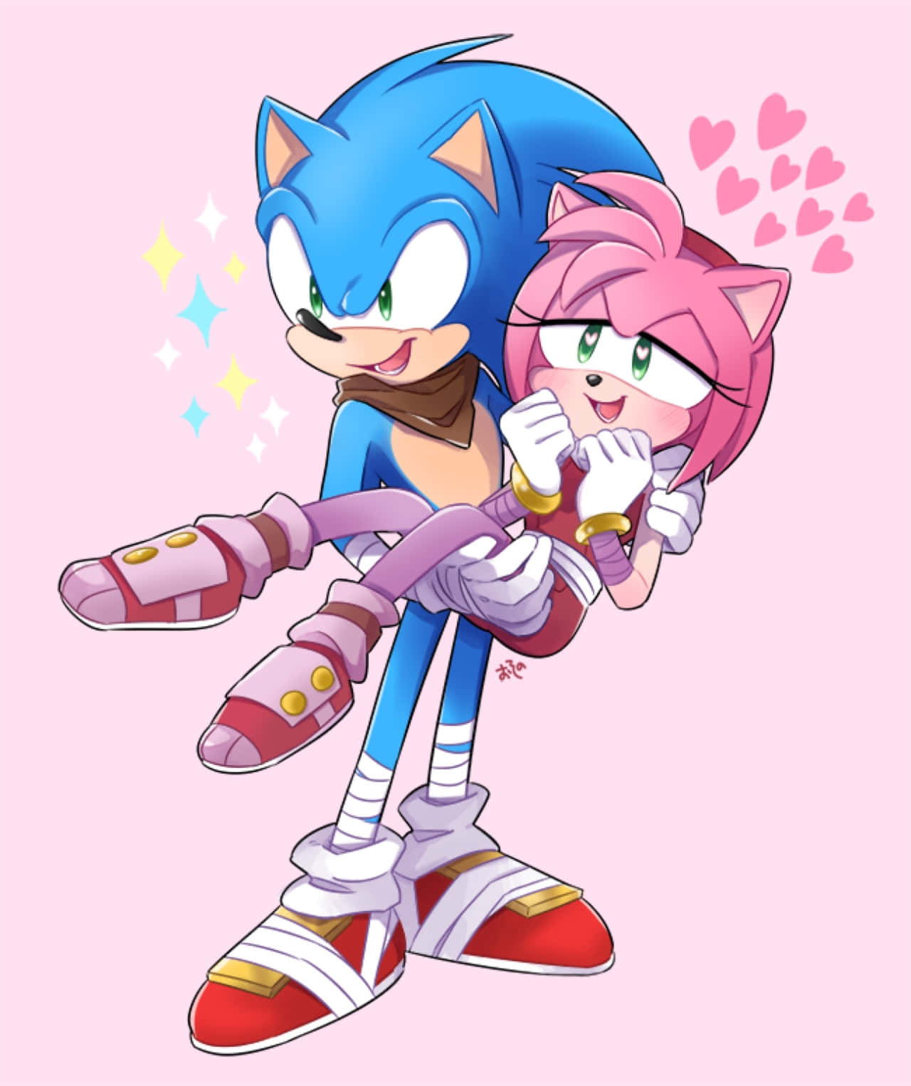 Sonic And Amy Wallpaper