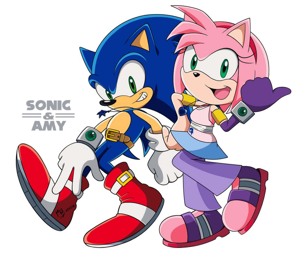Sonic And Amy Wallpaper