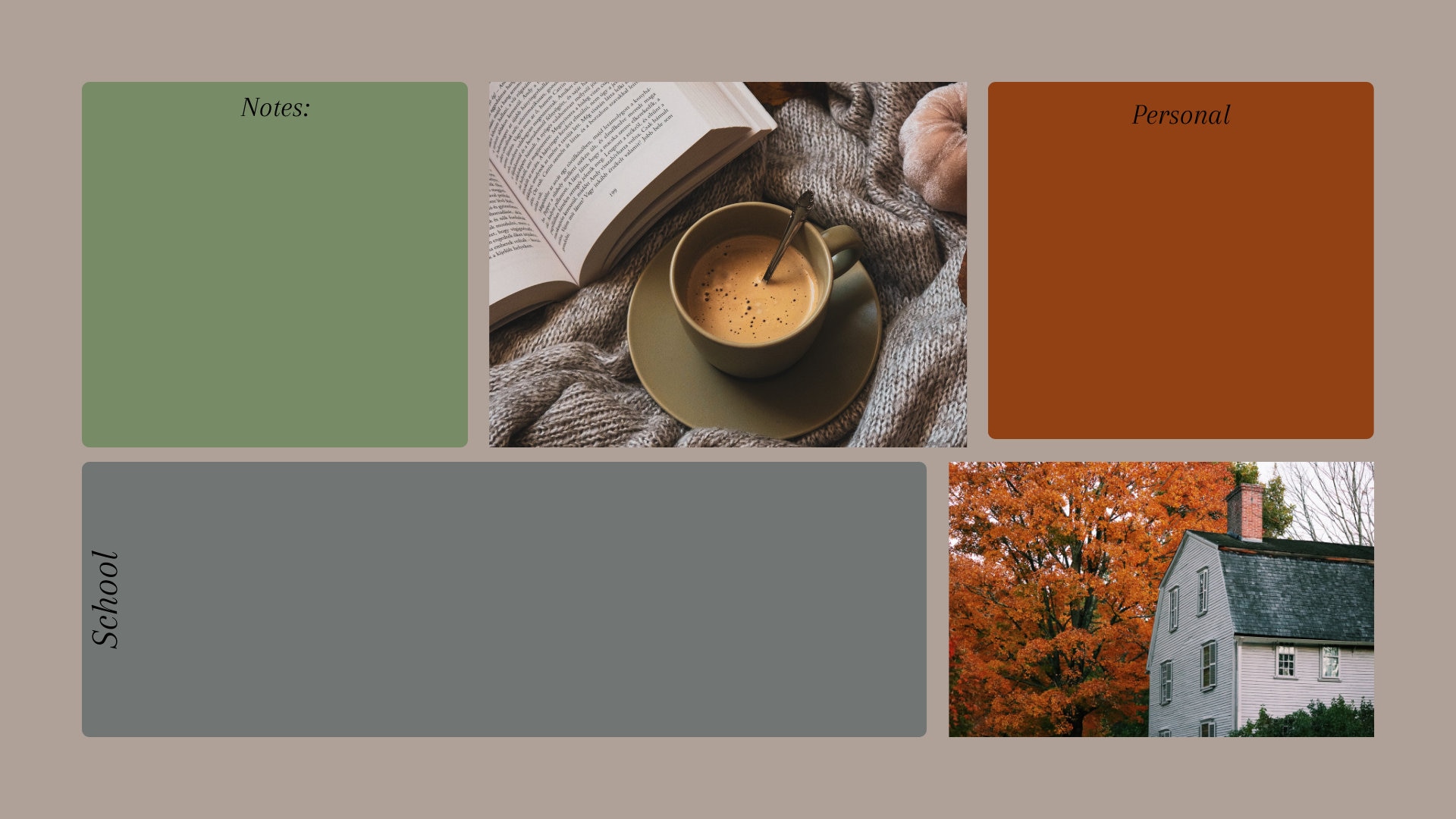 Desktop Wallpaper Organizer, Cozy