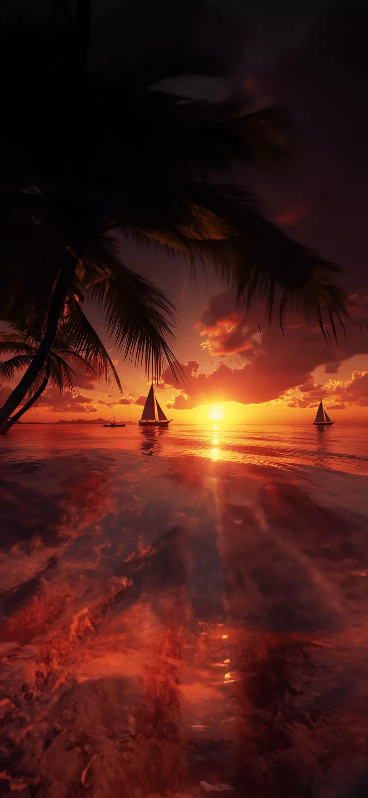 iPhone Wallpaper. Summer Sunset