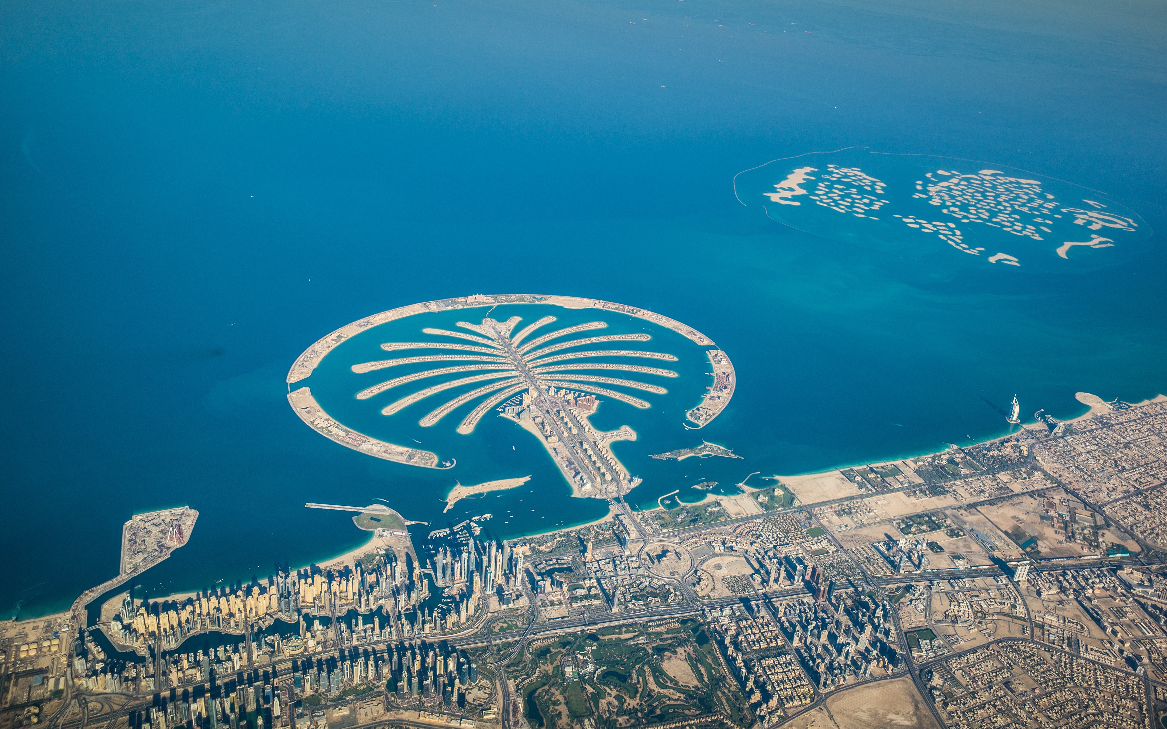 Photo Dubai Palm Jumeirah Island From