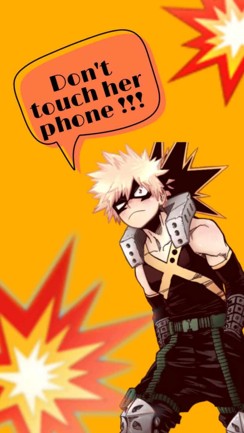 Bakugo Phone and Be a Hero! Wallpaper
