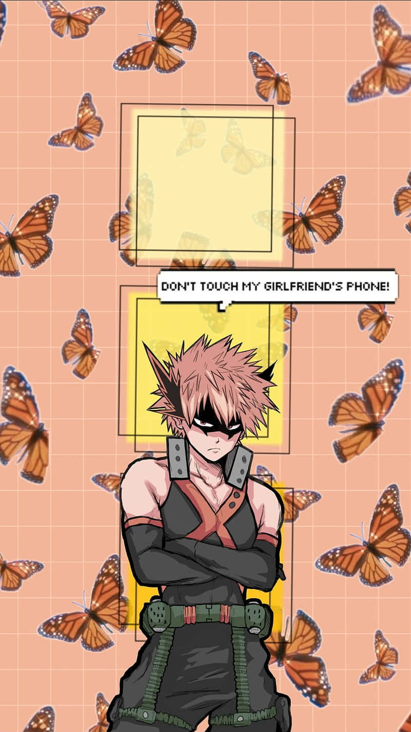 stylish Bakugo Phone. Wallpaper
