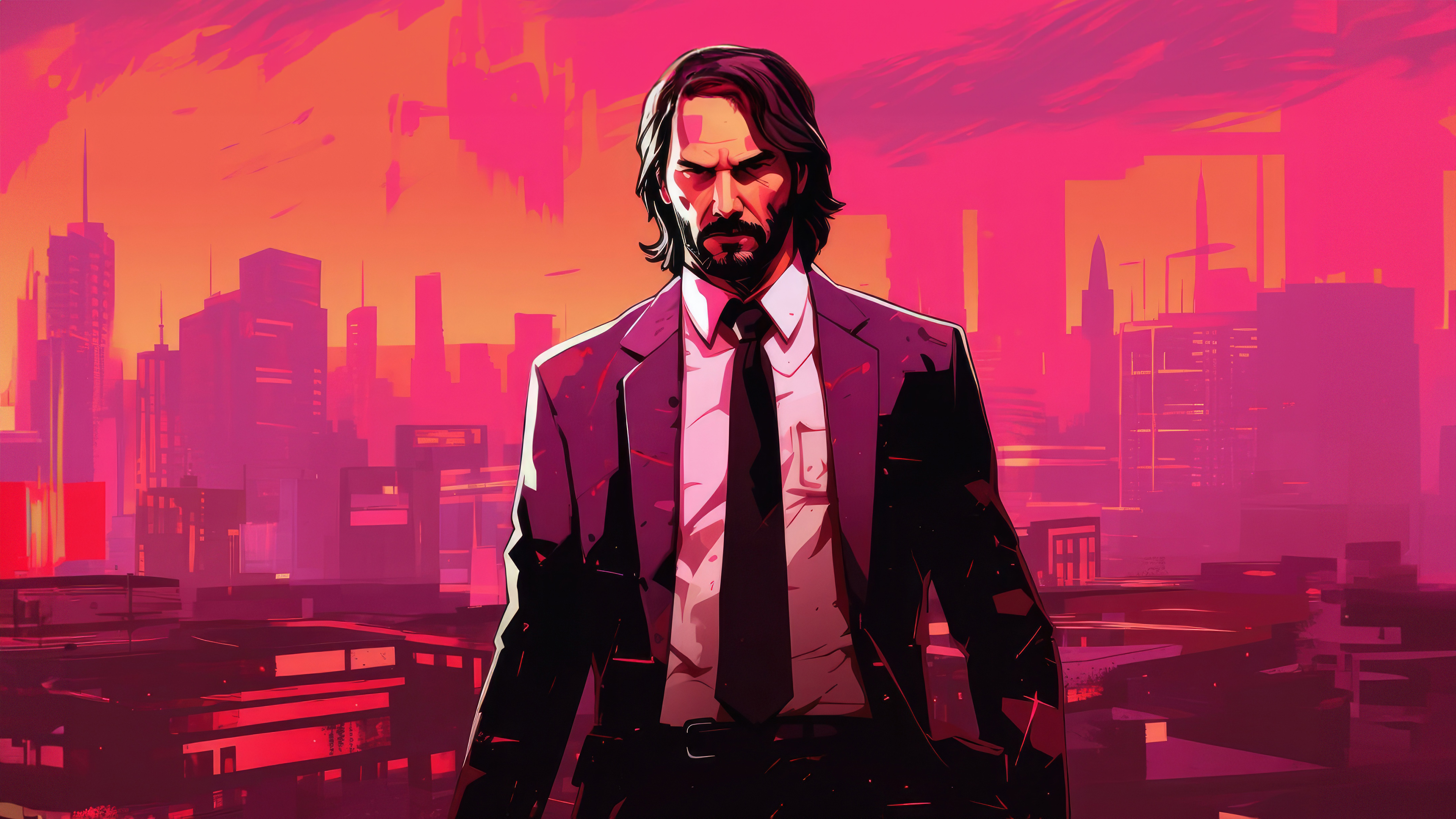 Download wallpaper 3840x2160 john wick