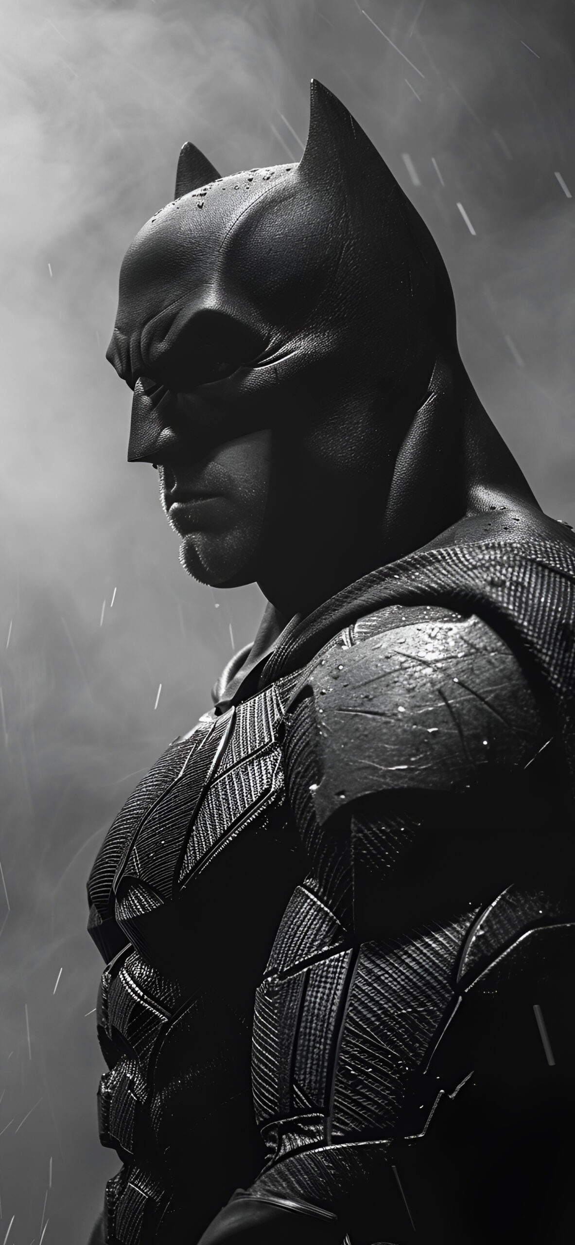 Noir Batman Rain Wallpaper