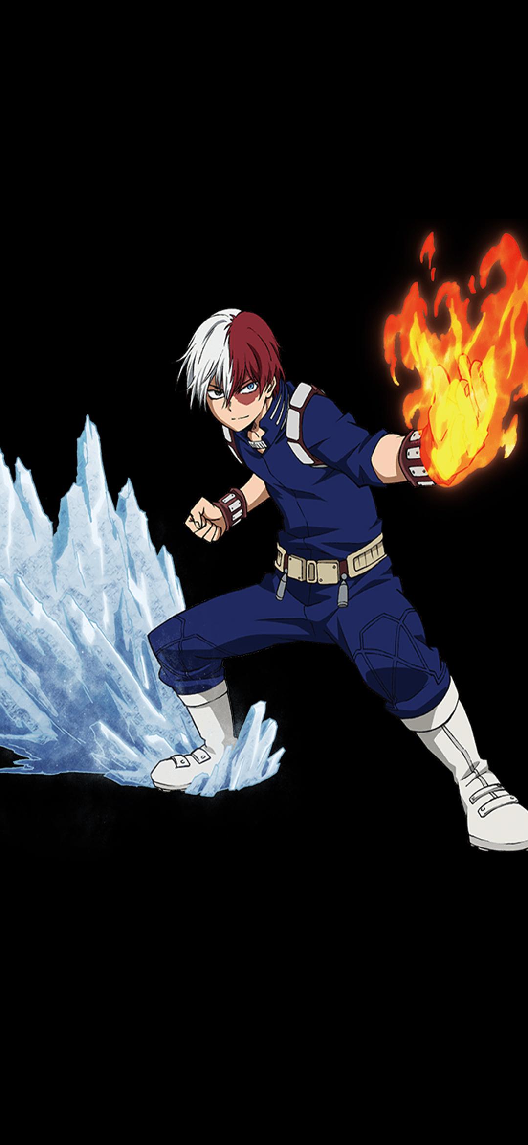 Shoto Todoroki Phone Wallpaper AMOLED