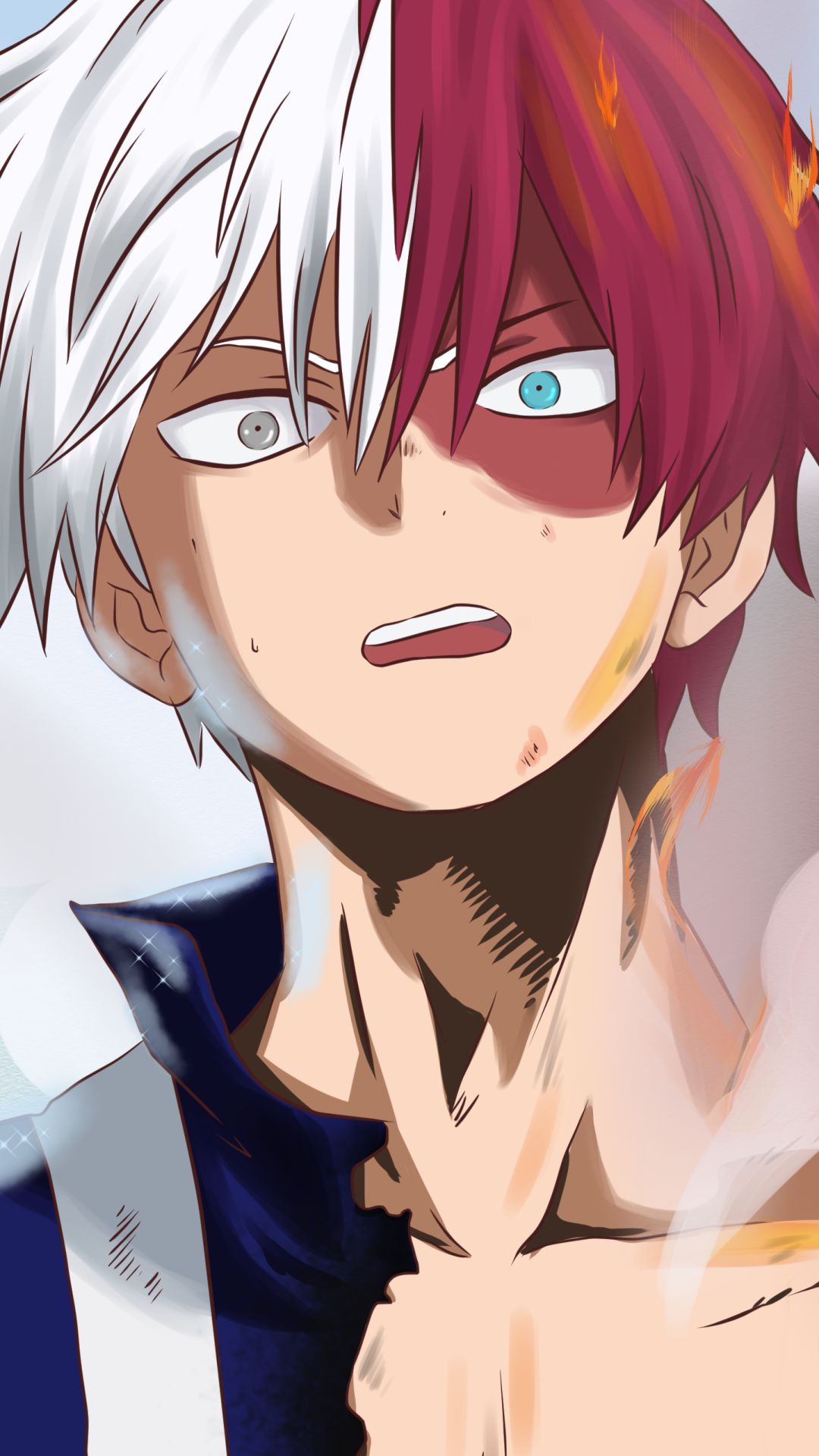 Mobile wallpaper: Anime, Shoto Todoroki
