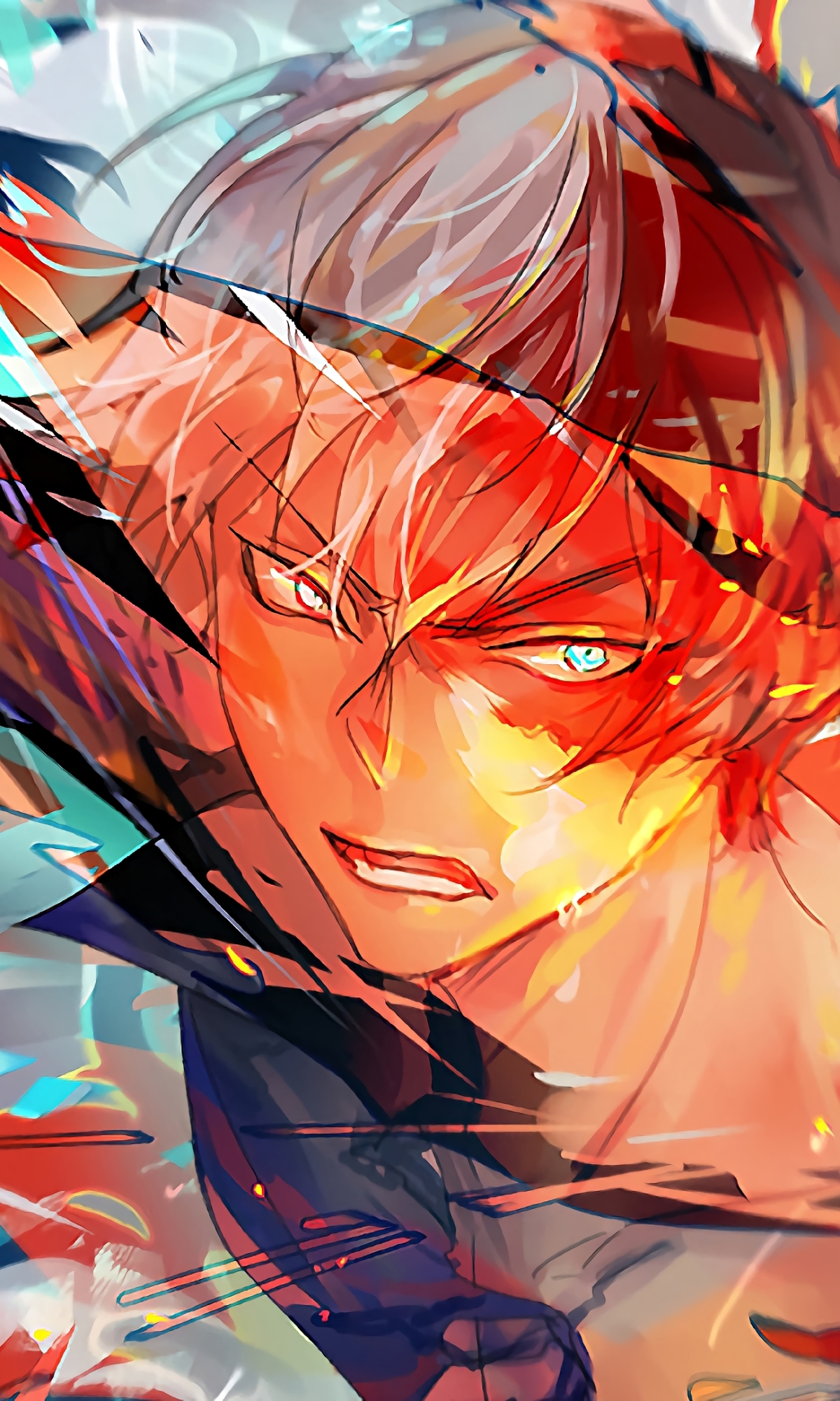 Shoto Todoroki Phone Wallpaper