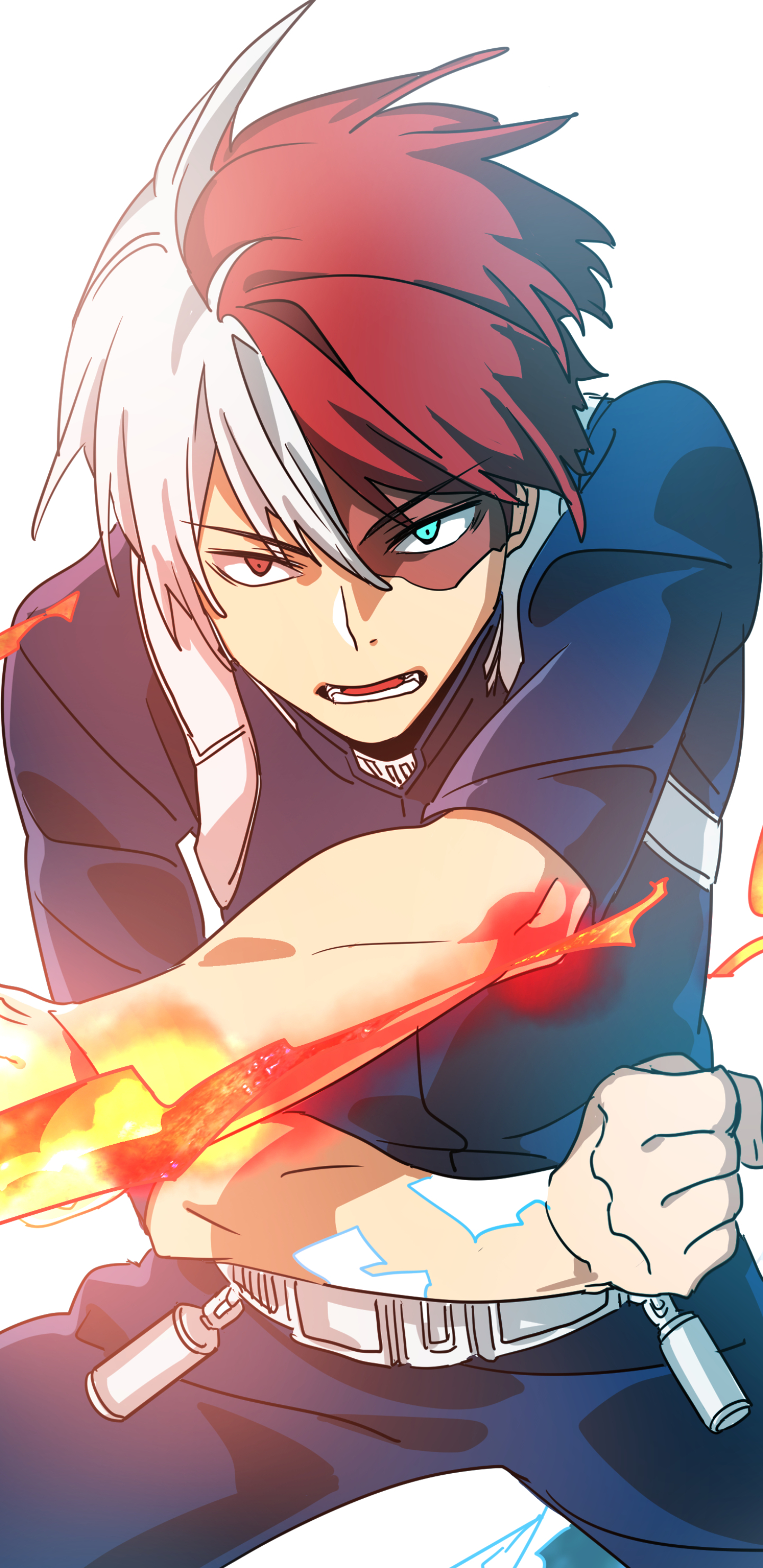 Shoto Todoroki Phone Wallpaper