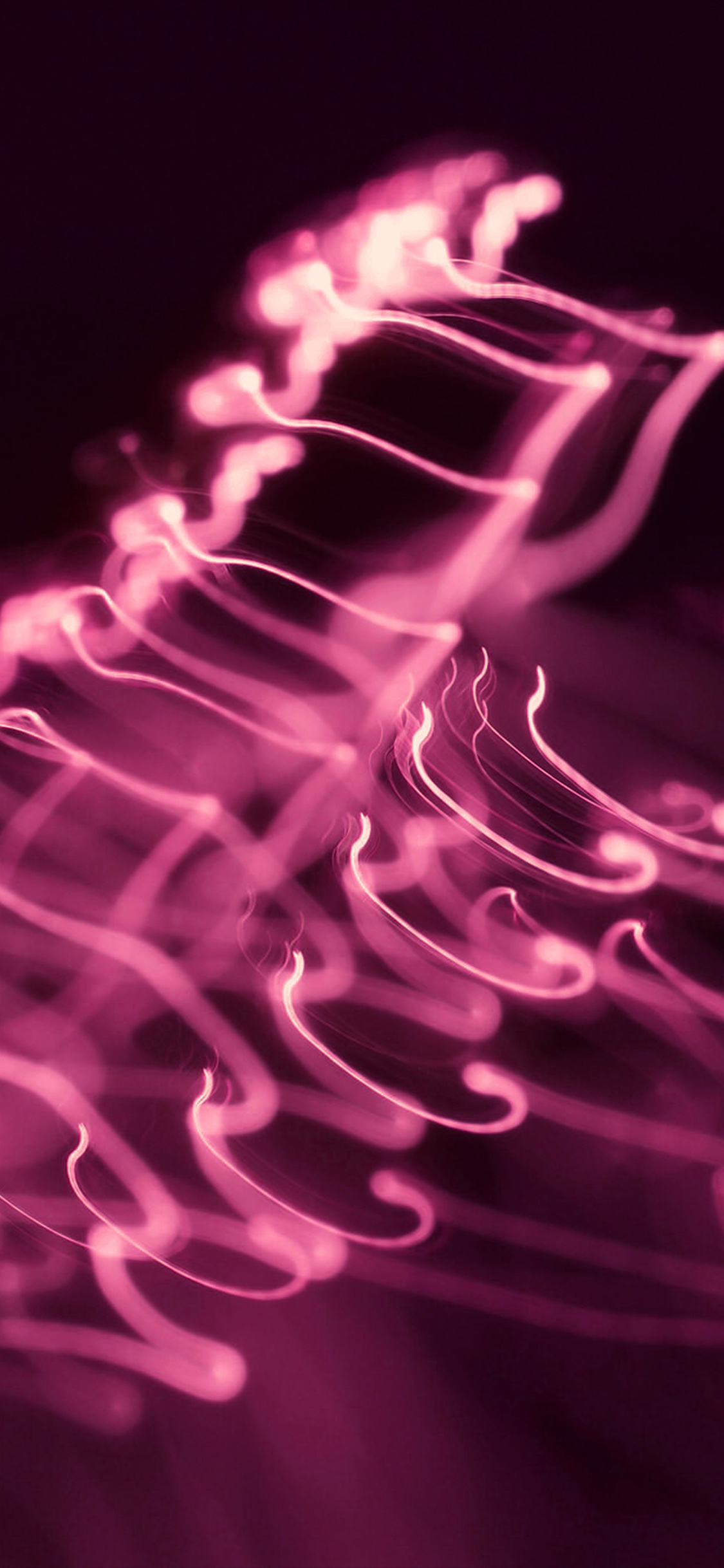 Ink Pink Soft Dark Smoke Bokeh Pattern