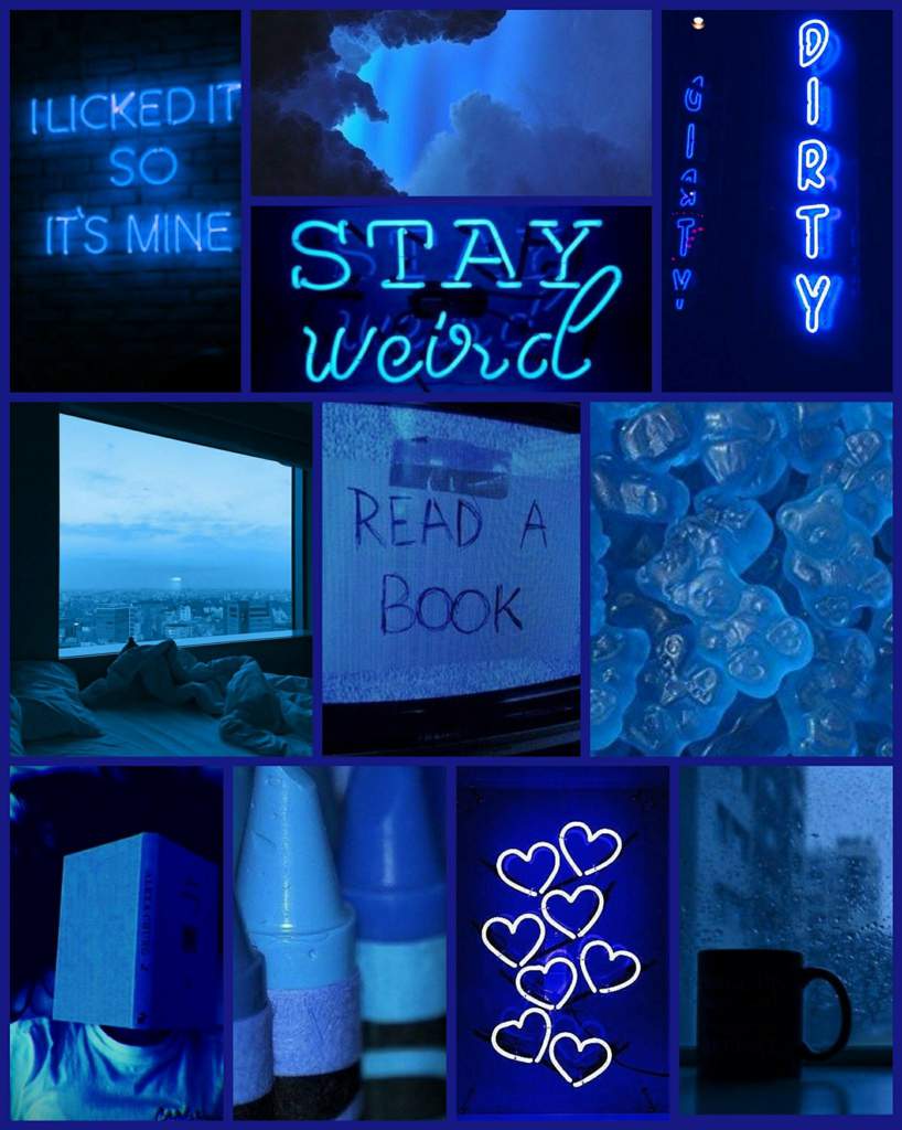 Blue aesthetic. Editing & Designing Amino