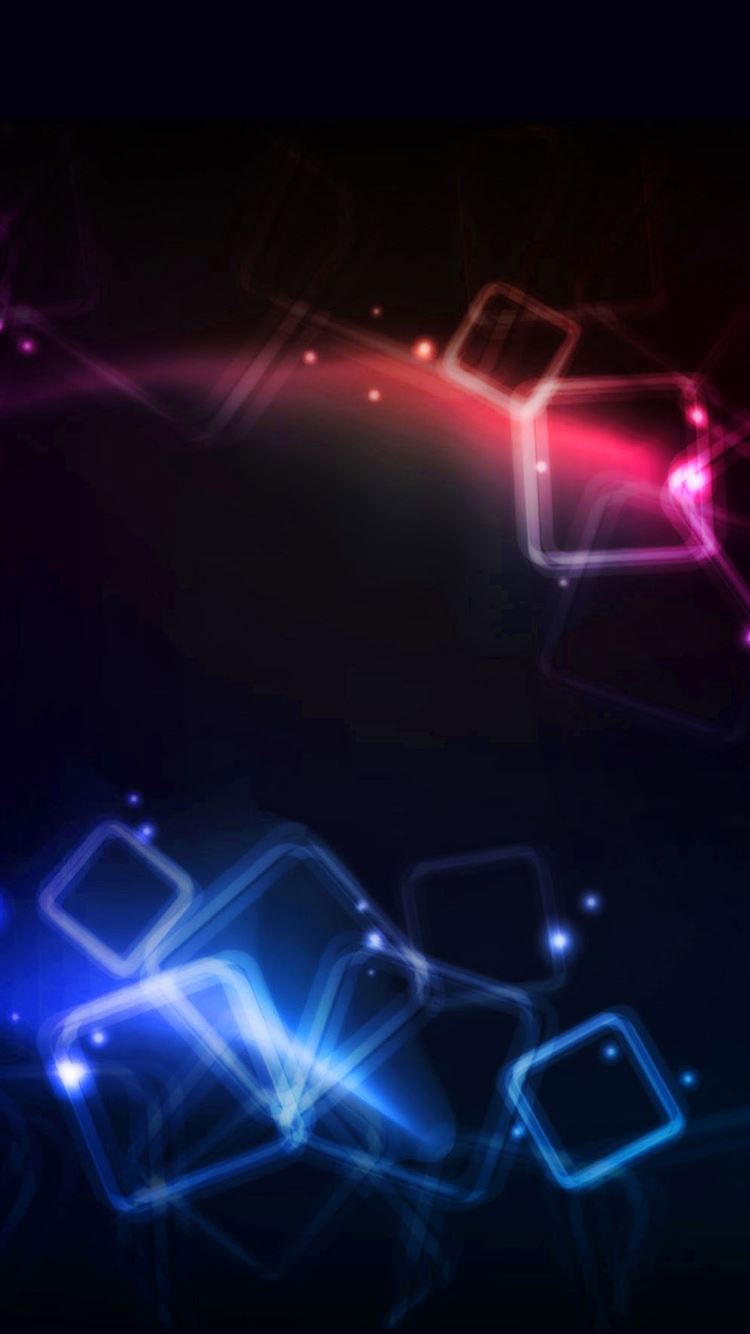 Red blue dark pattern light iPhone 8