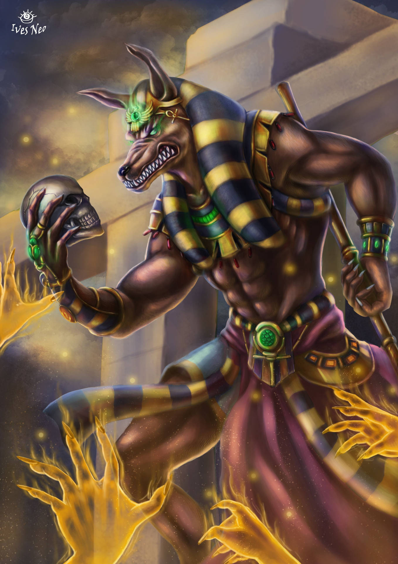 Download free Angry 4k Anubis With