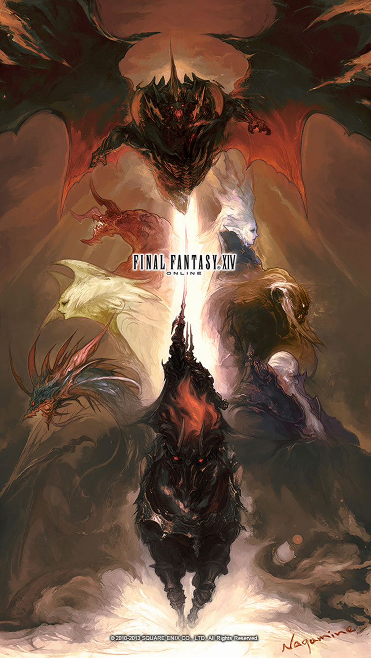 Primals Poster Art Fantasy XIV