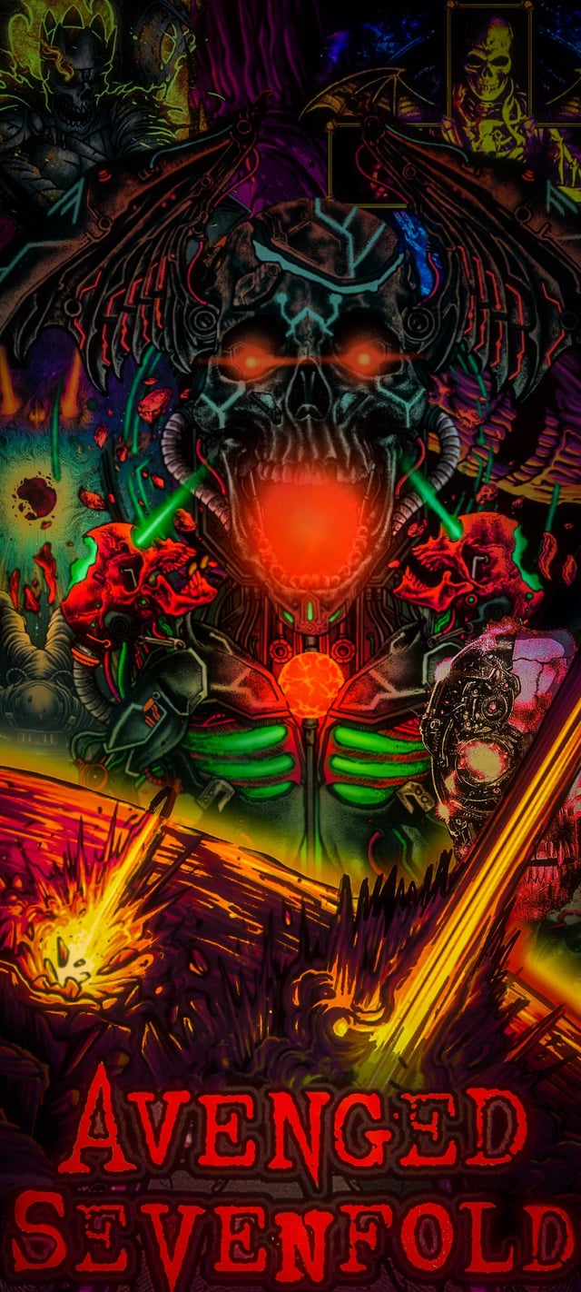 I took some of my favorite A7X art