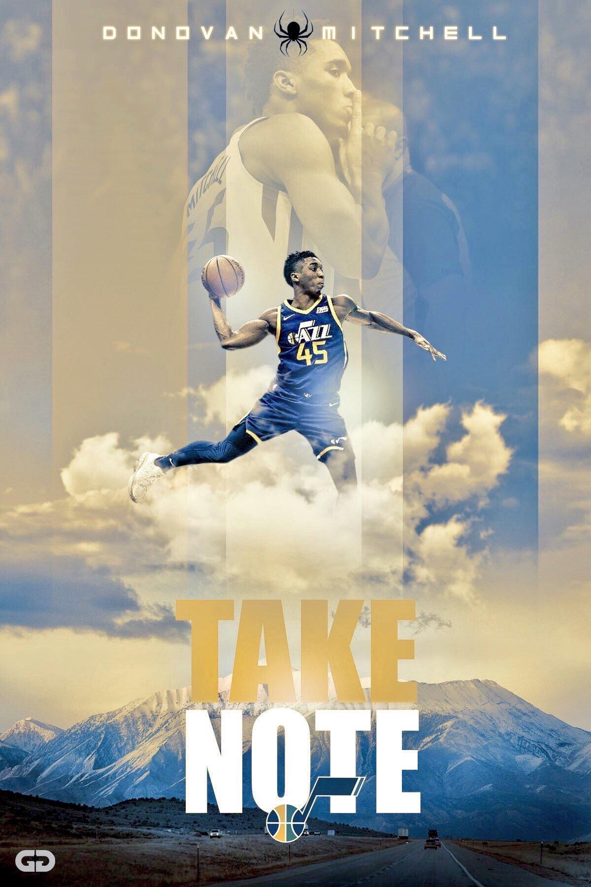 Donovan Mitchell Phone Wallpaper Came