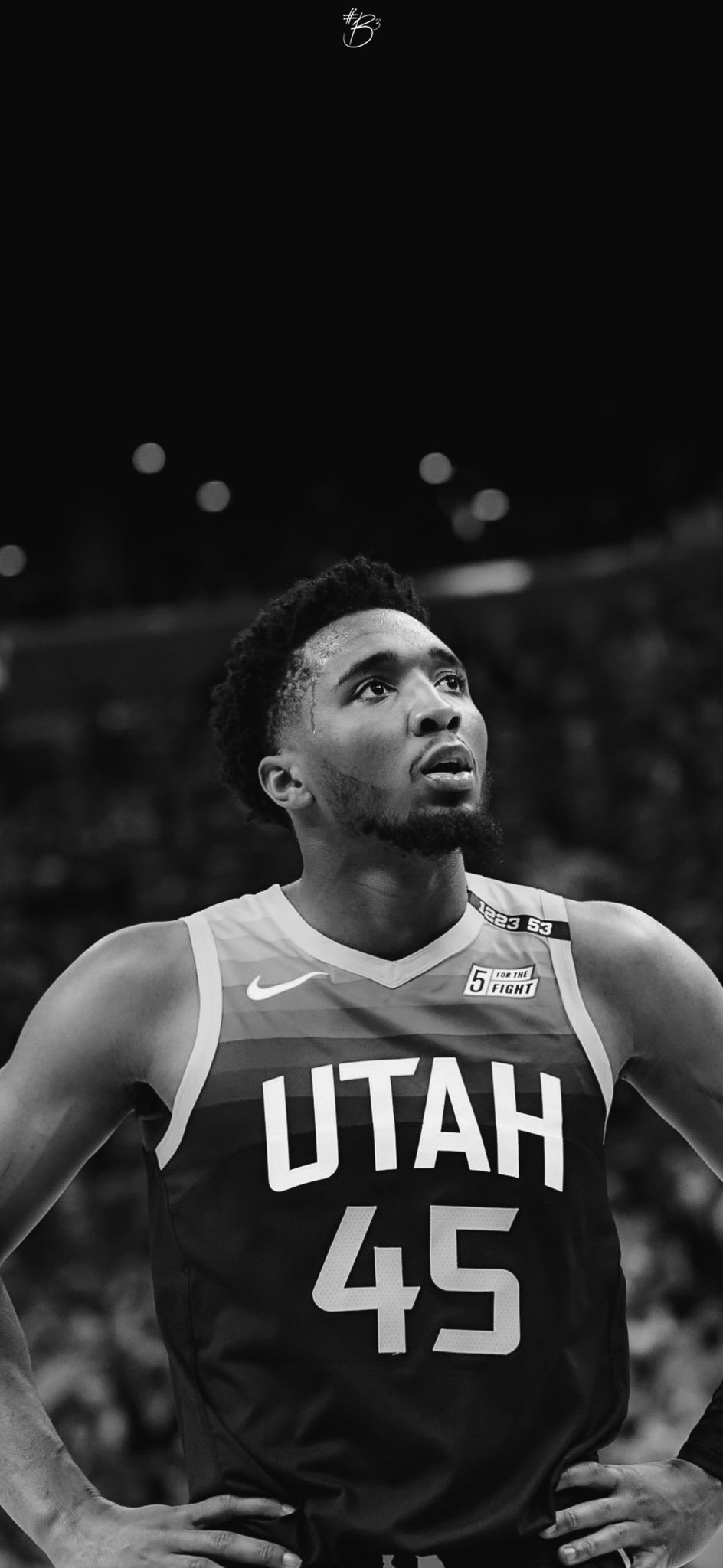 Donovan Mitchell B&W