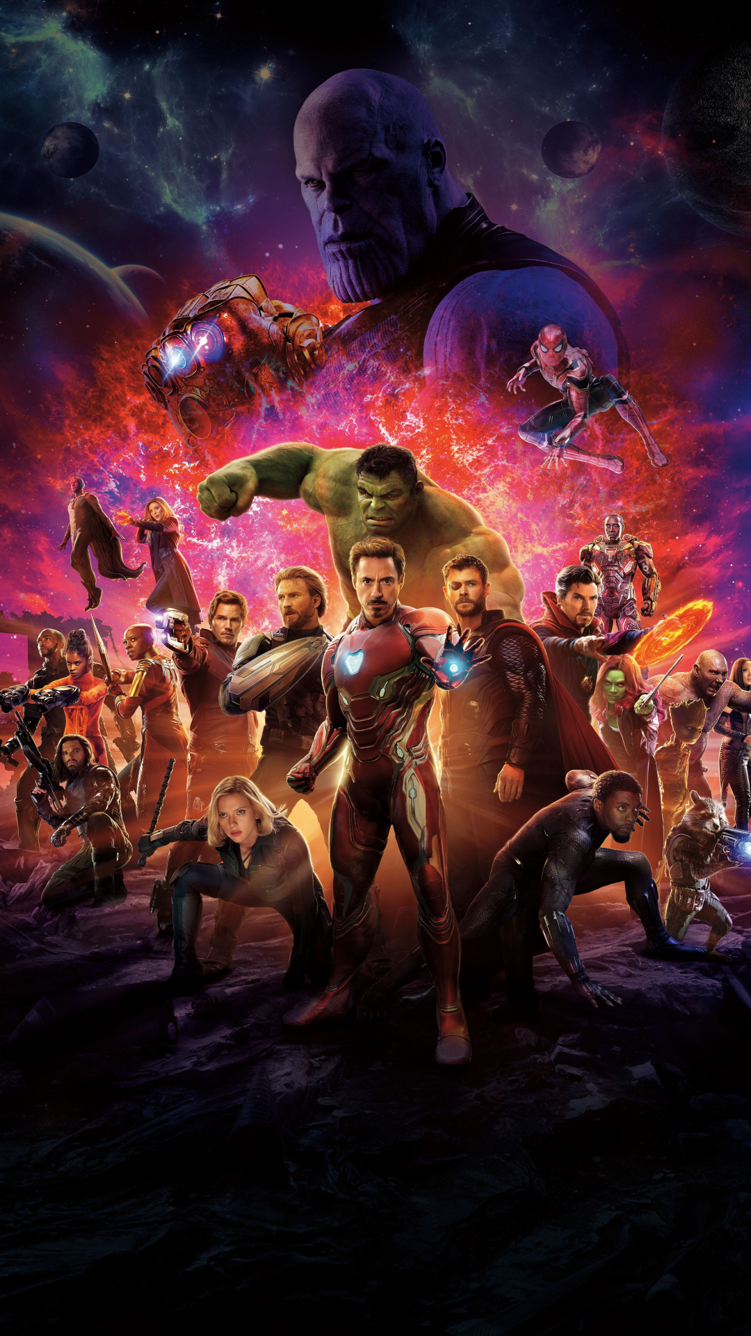 Download wallpaper 1080x1920 avengers