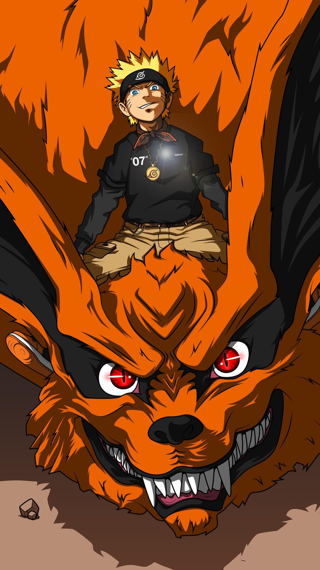 Naruto x Kurama wallpaper