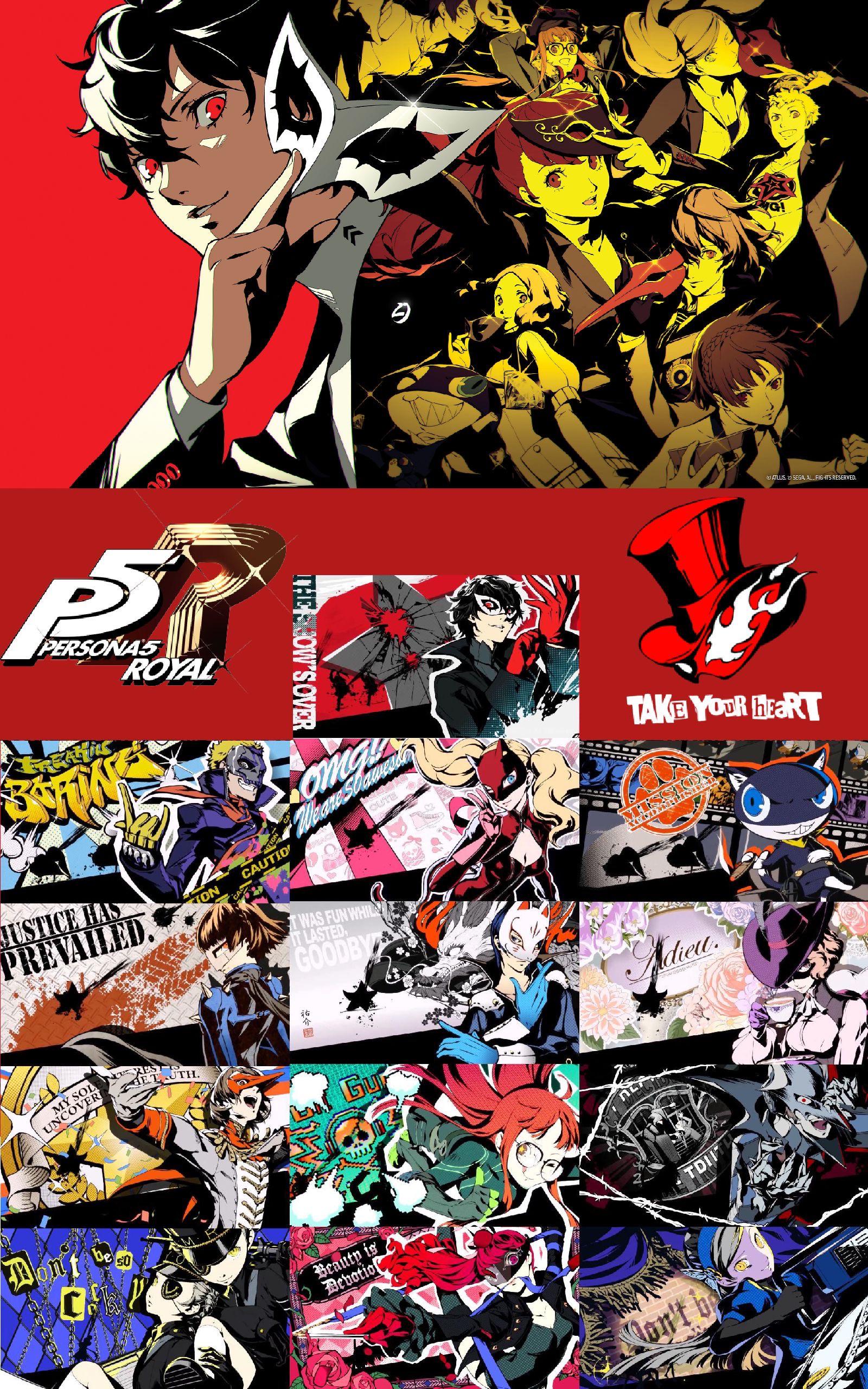 So I made a Persona 5 Royal Wallpaper