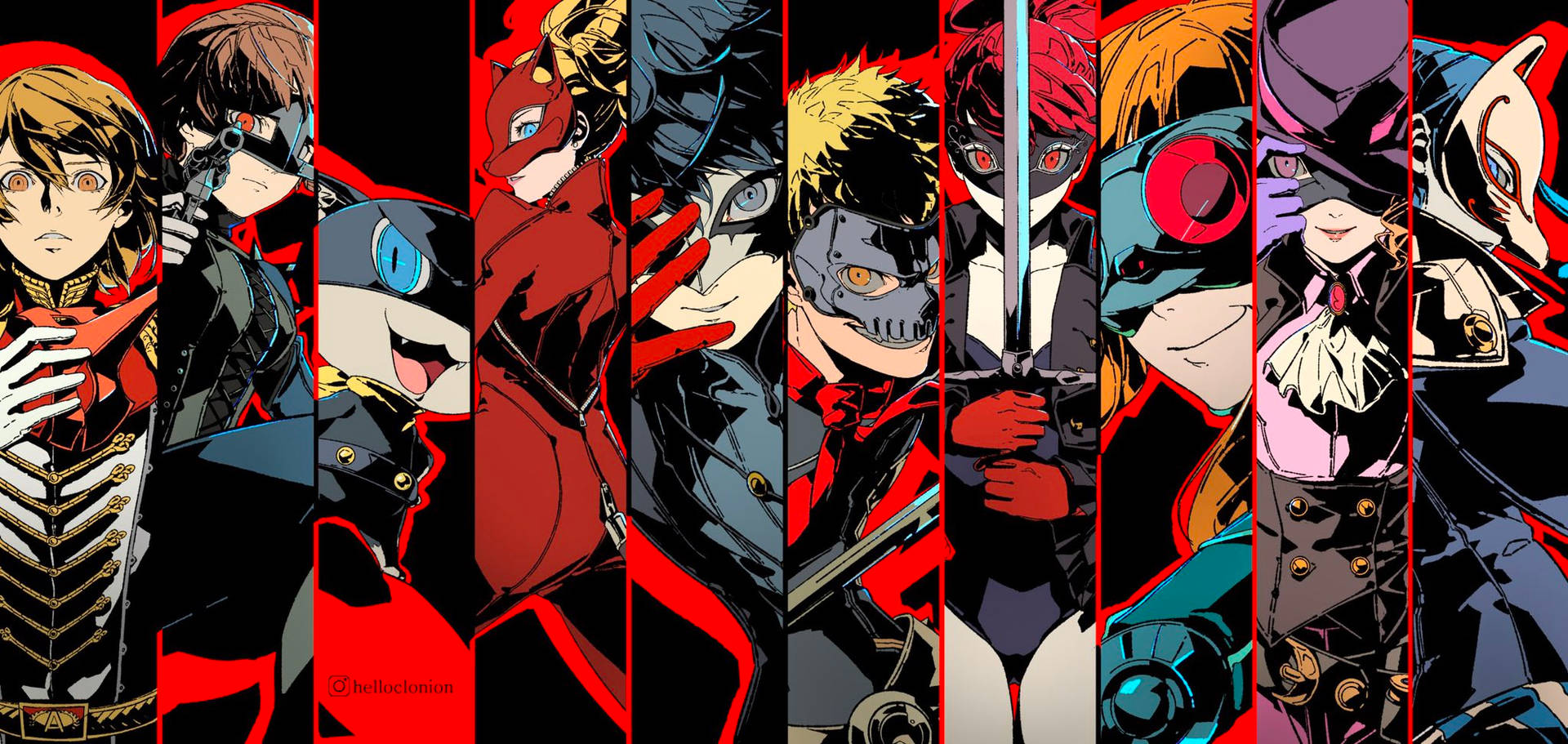 Download Persona 5 Royal Characters Collage Wallpaper