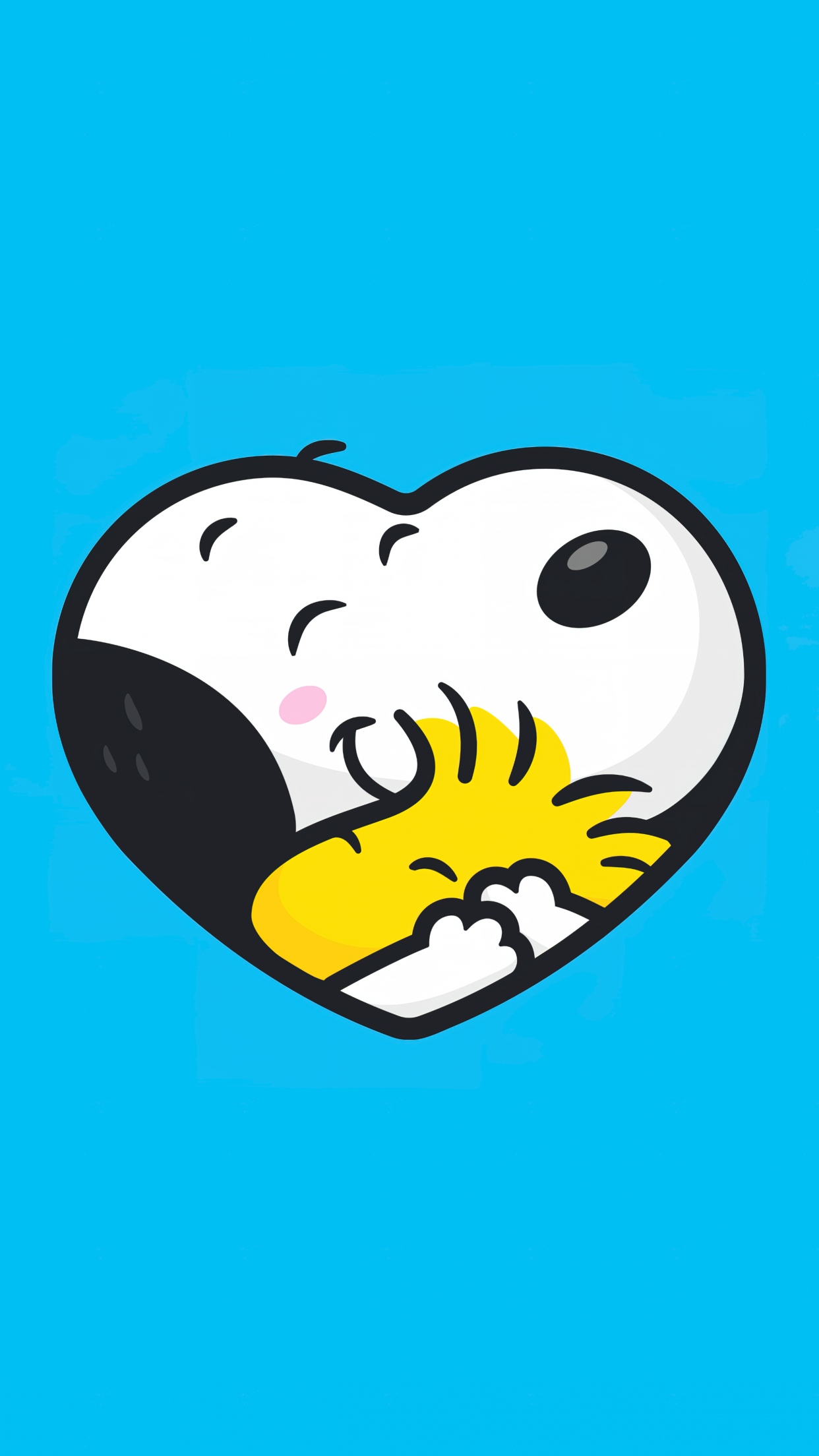 Snoopy Wallpaper 4K, Woodstock, Love heart