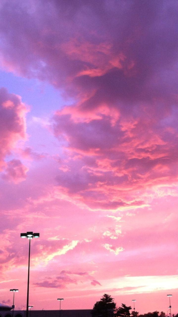 Beautiful Pink Aesthetic Sky, r