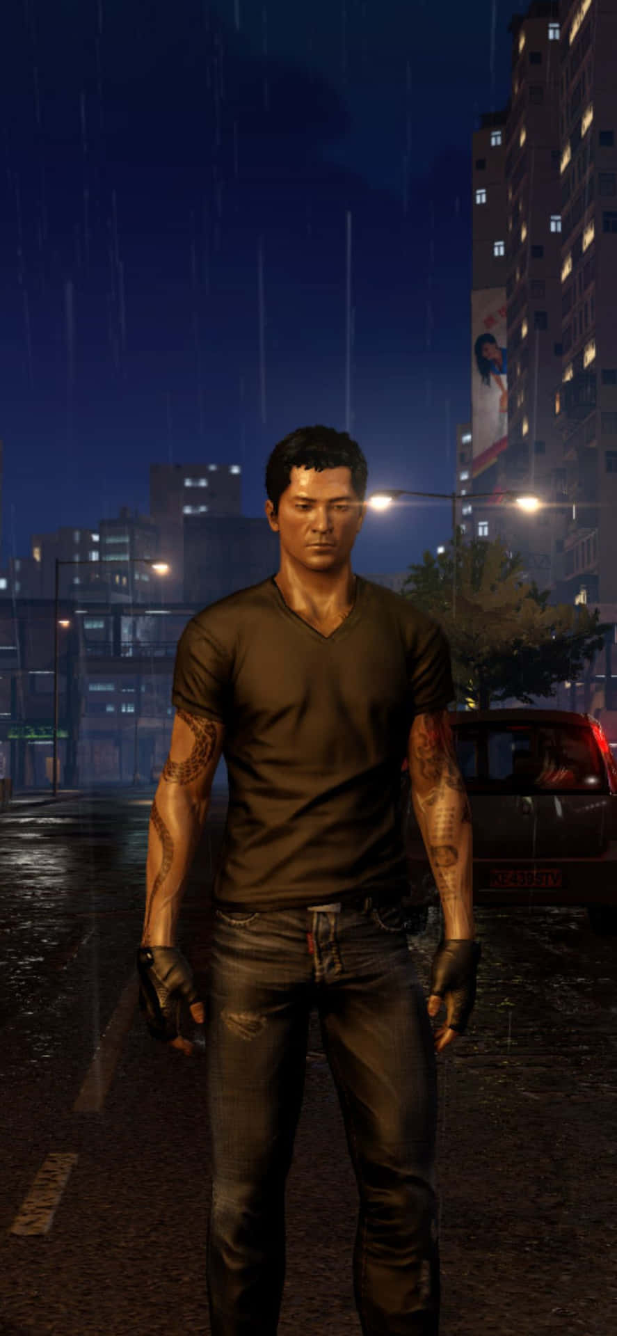 Download IPhone Xs Sleeping Dogs V Neck