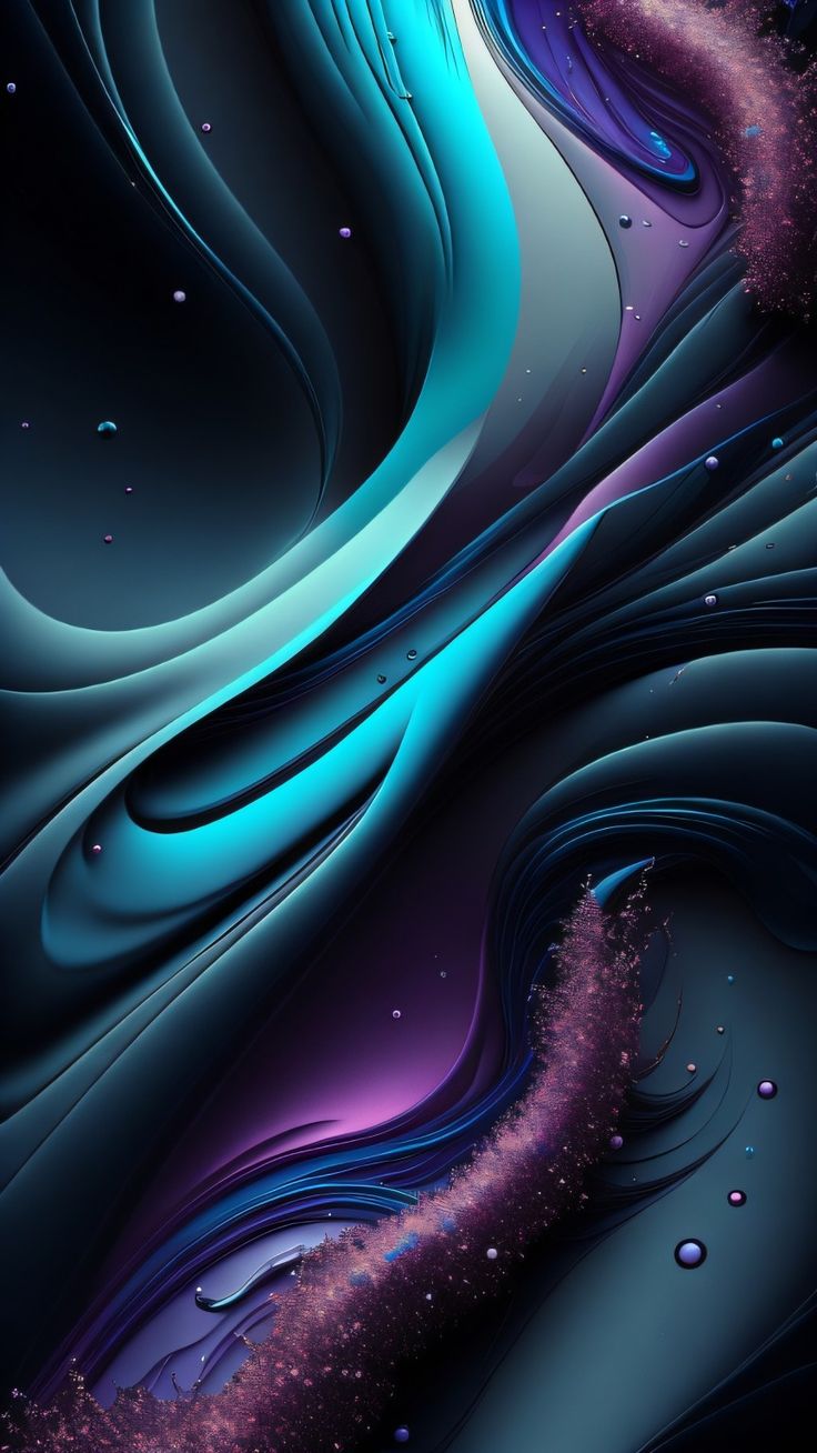 Fluid Abstract Phone Wallpaper