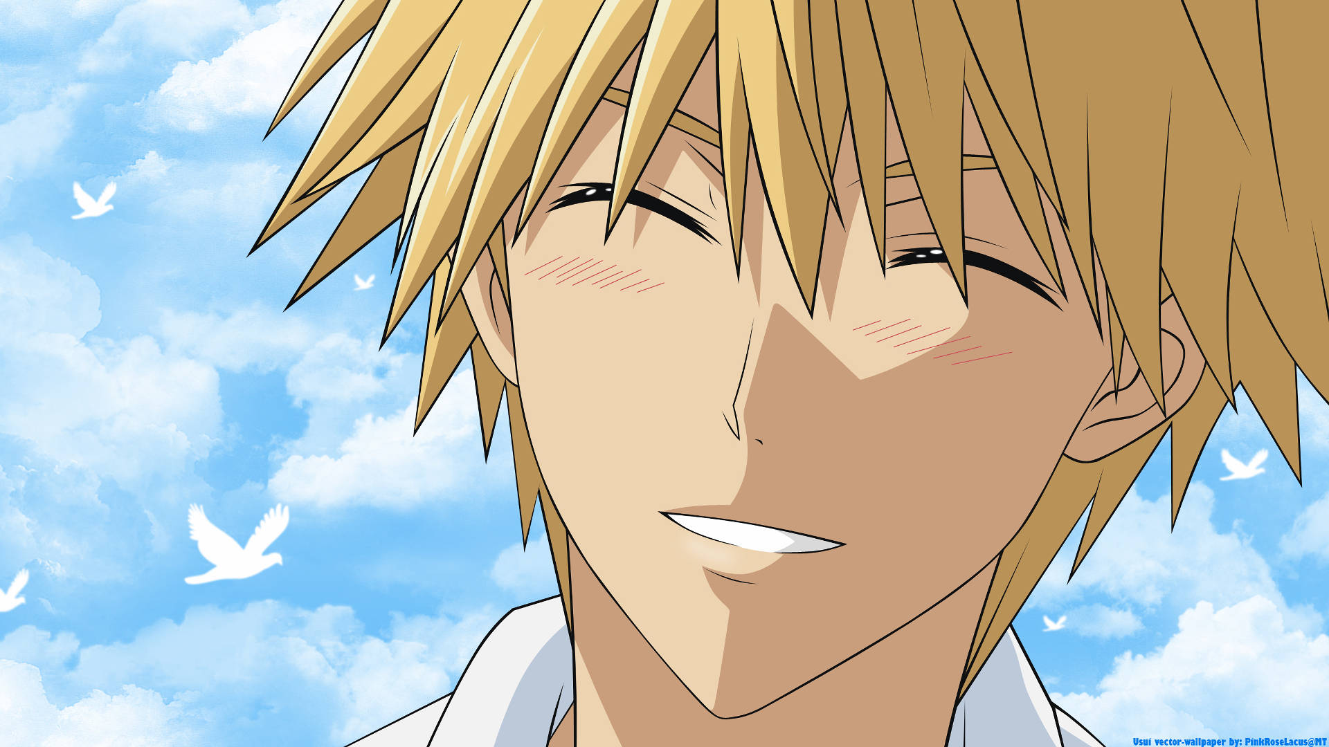 Maid Sama Takumi Laughing Wallpaper