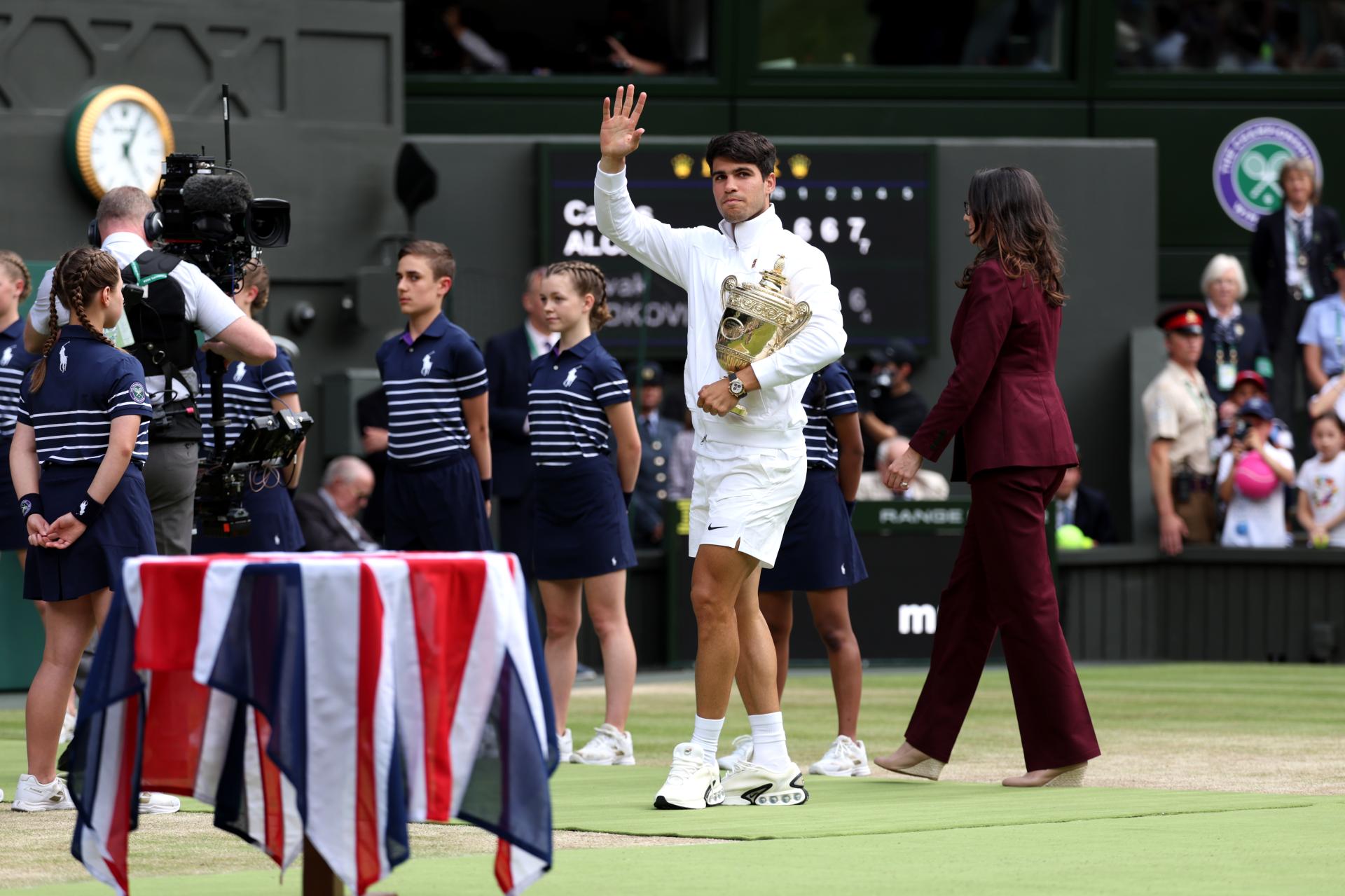 Wimbledon champion Carlos Alcaraz