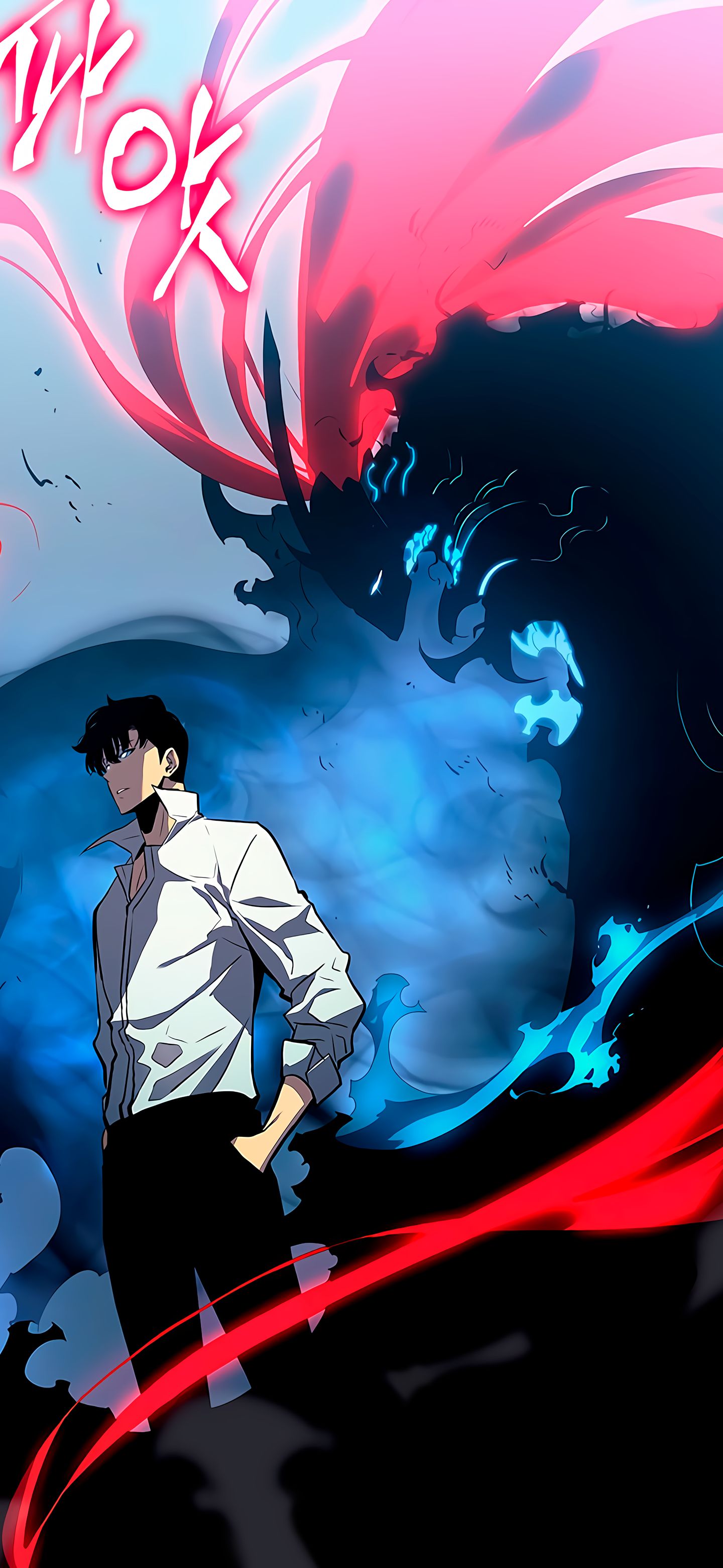 Mobile wallpaper: Anime, Sung Jin Woo