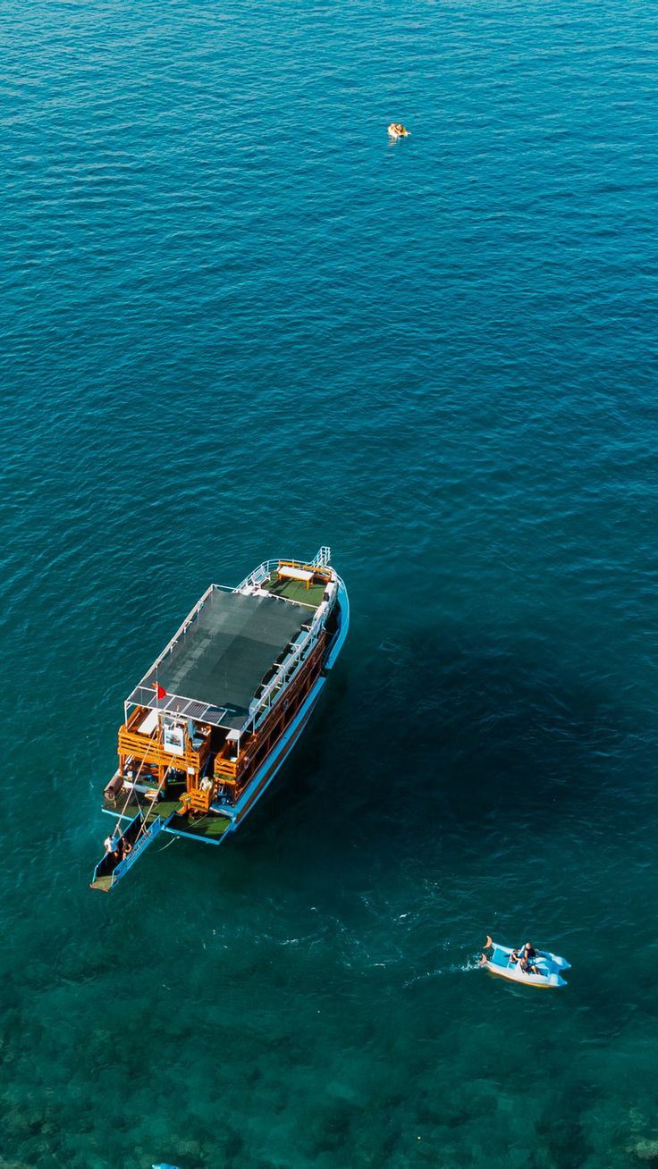 Wallpaper sea, boat, ship, vacation, yacht, summer, Animals 4K by AmirovPro. Download wallpaper sea, boat, ship, vacation, yacht, summer for free