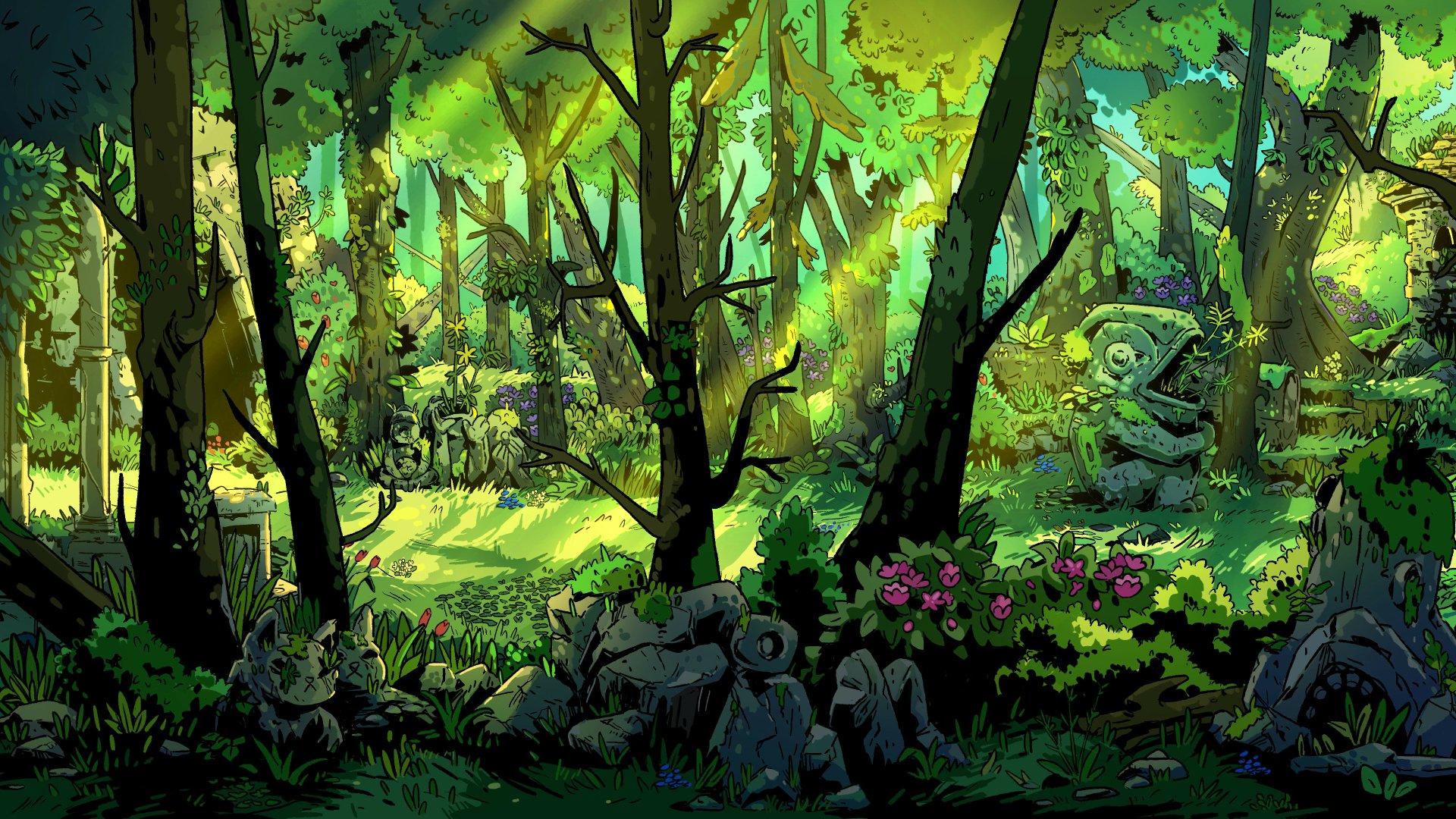 Enchanted Forest Fantasy Ultra HD Wallpaper