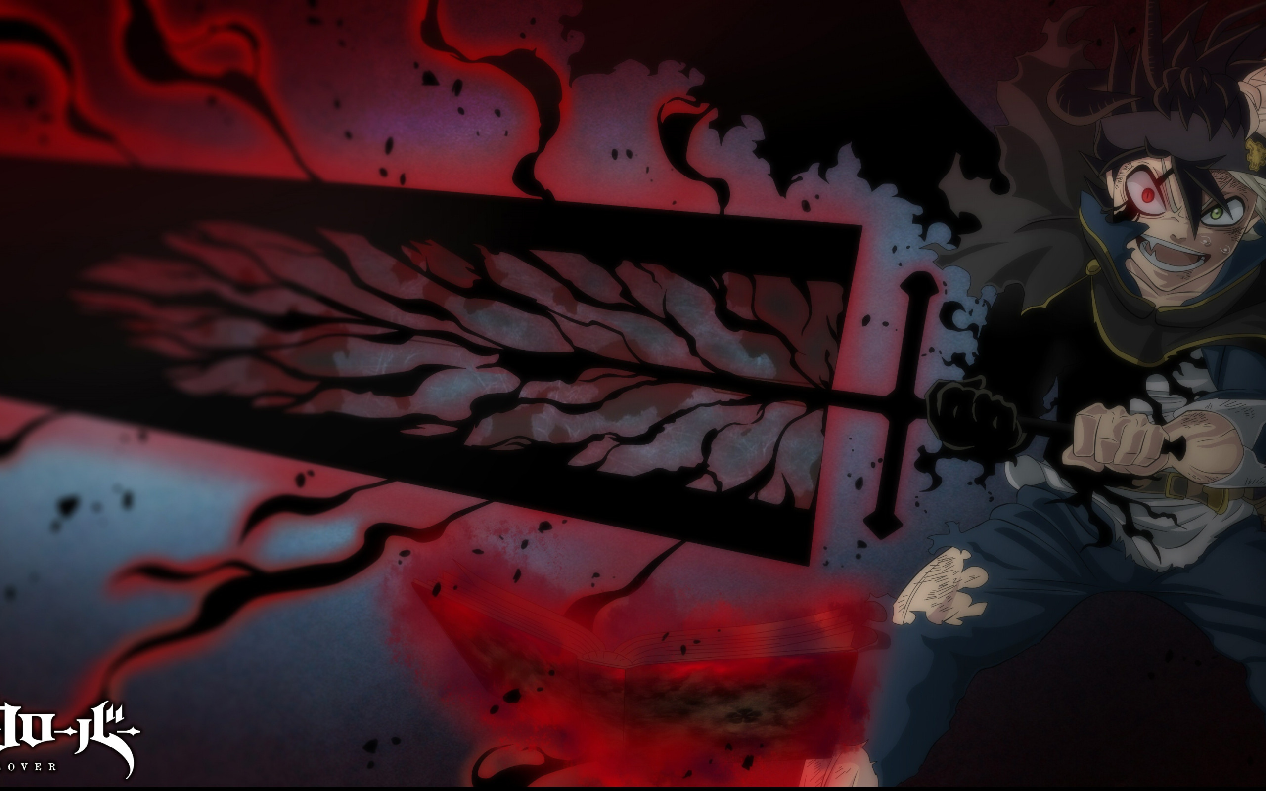 wallpaper demon, sword, devil, anime