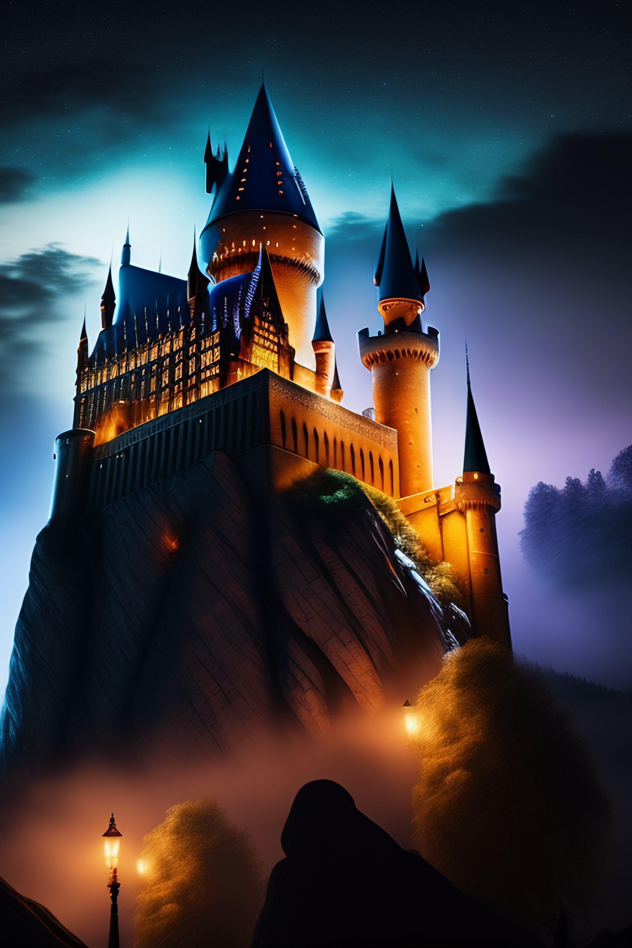 A beautiful picture of Hogwarts castle