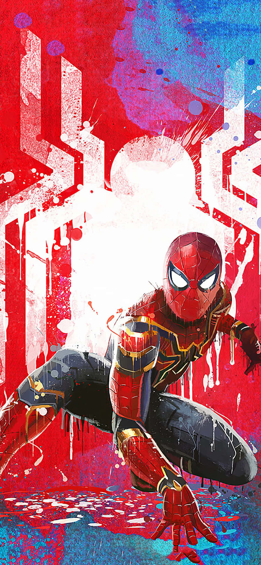 Download An epic Spiderman mural in