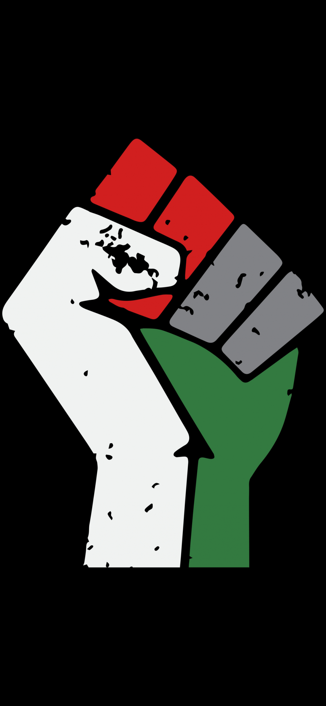 Free Palestine Fist 5K Wallpaper