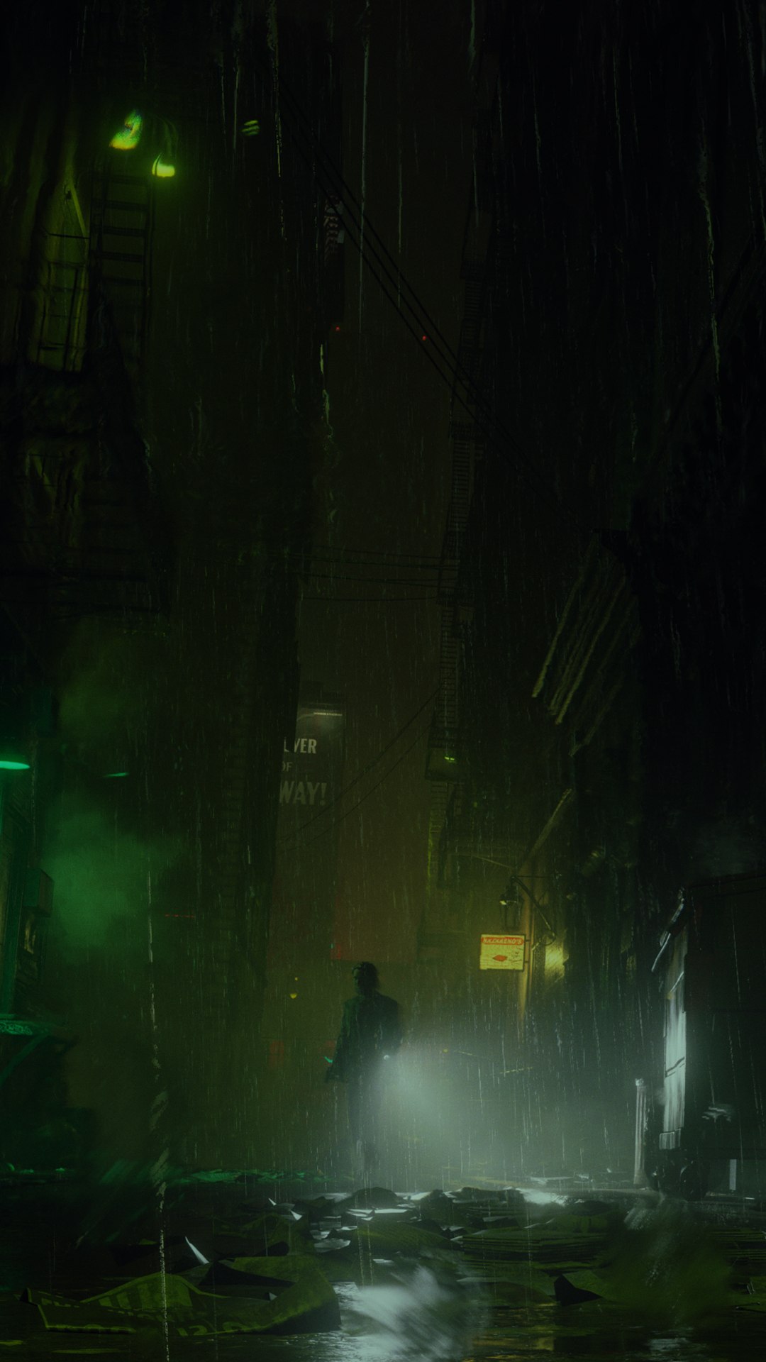 Alan Wake 2 Mystical Night Scene