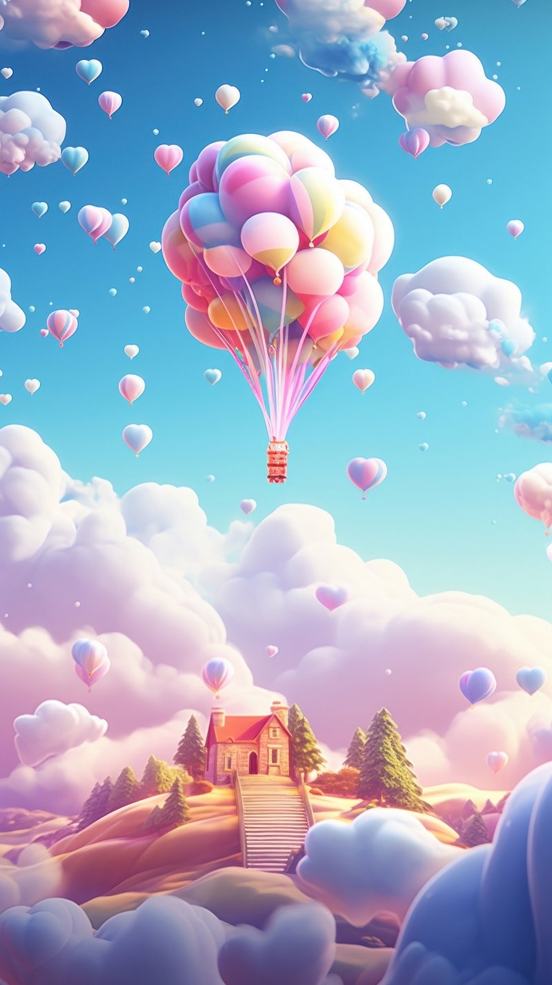 Balloon Mobile Wallpaper Image. Free