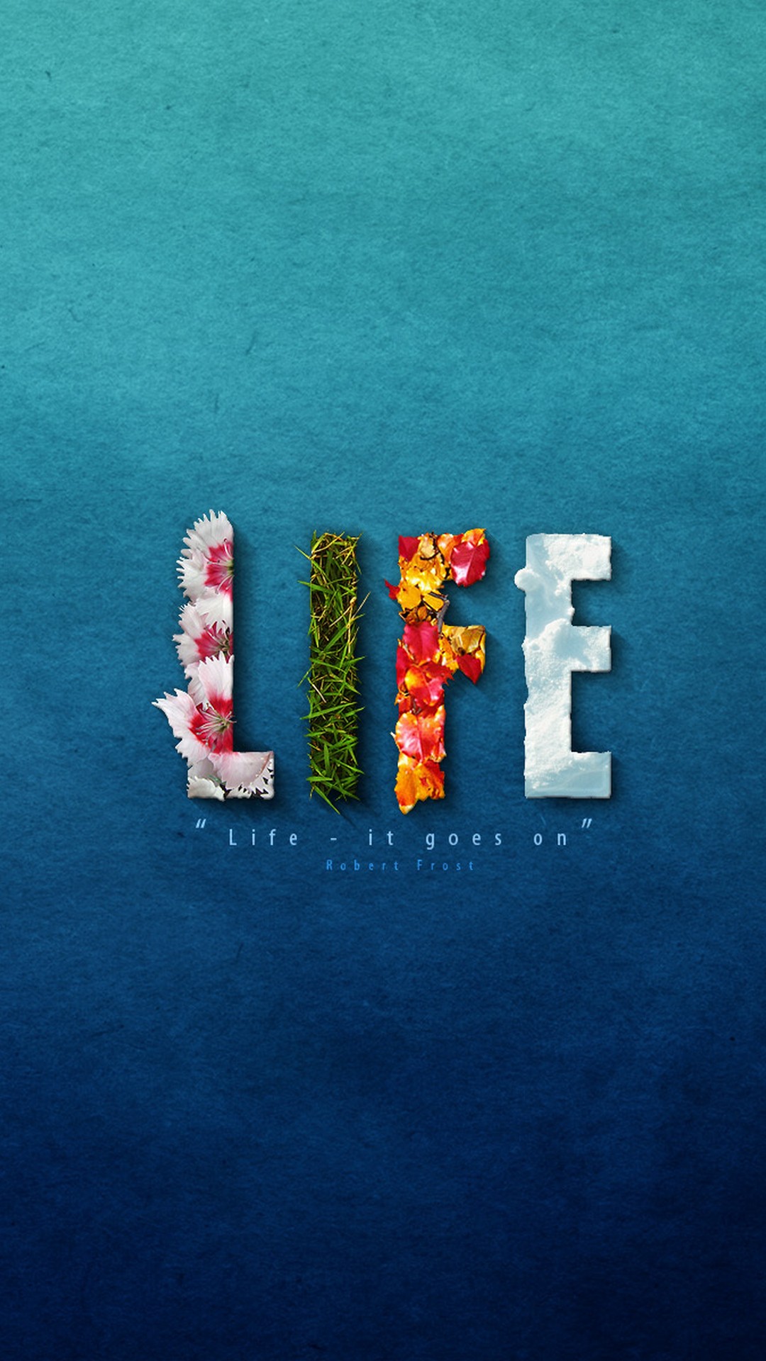 Cool Blue iPhone X Wallpaper