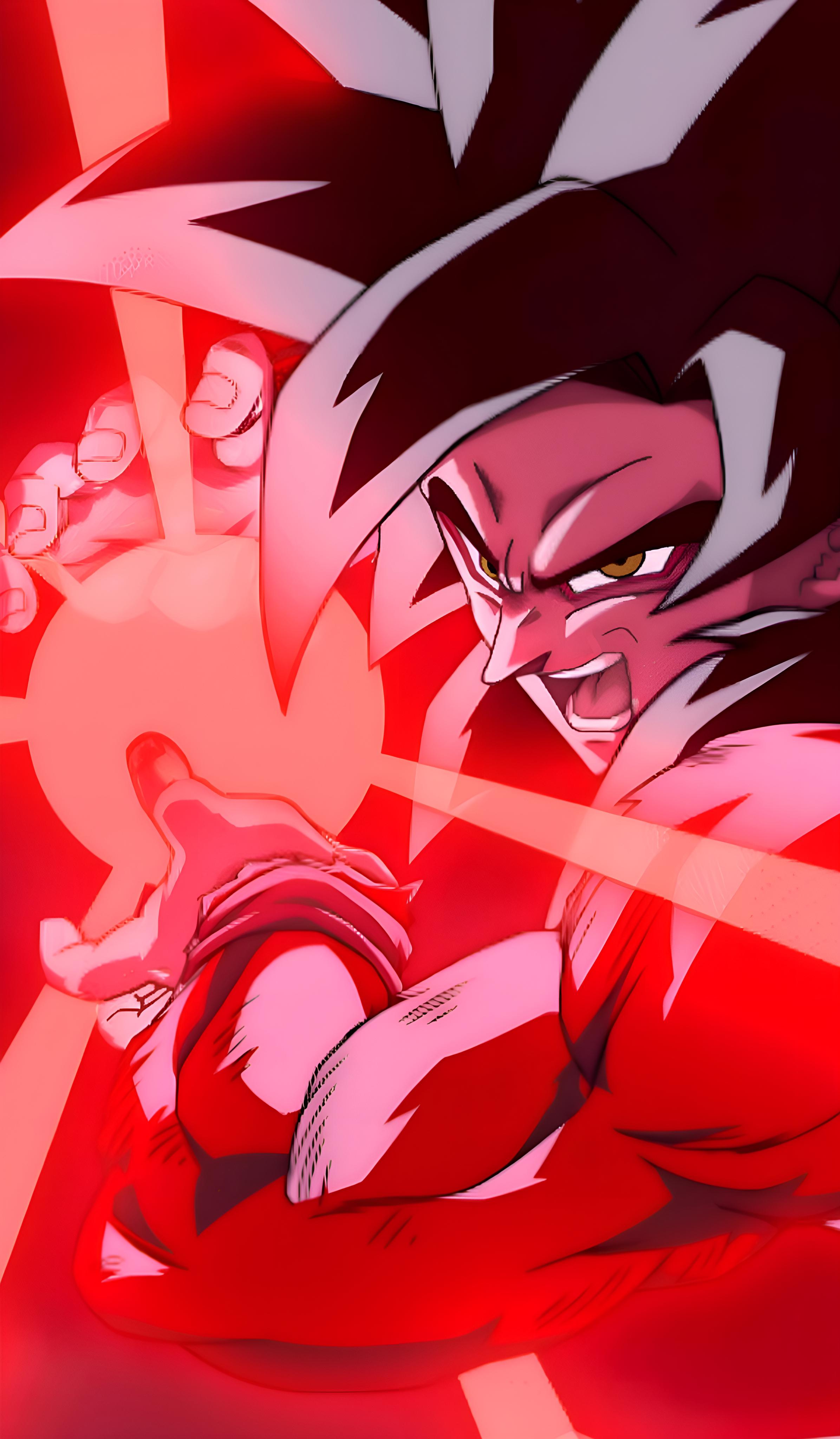 New Super Saiyan 4 Goku Phone Wallpaper