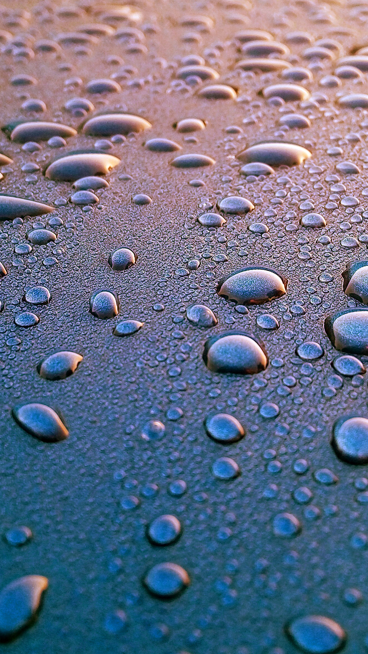 Water Drop Rain Cold Blue Pattern