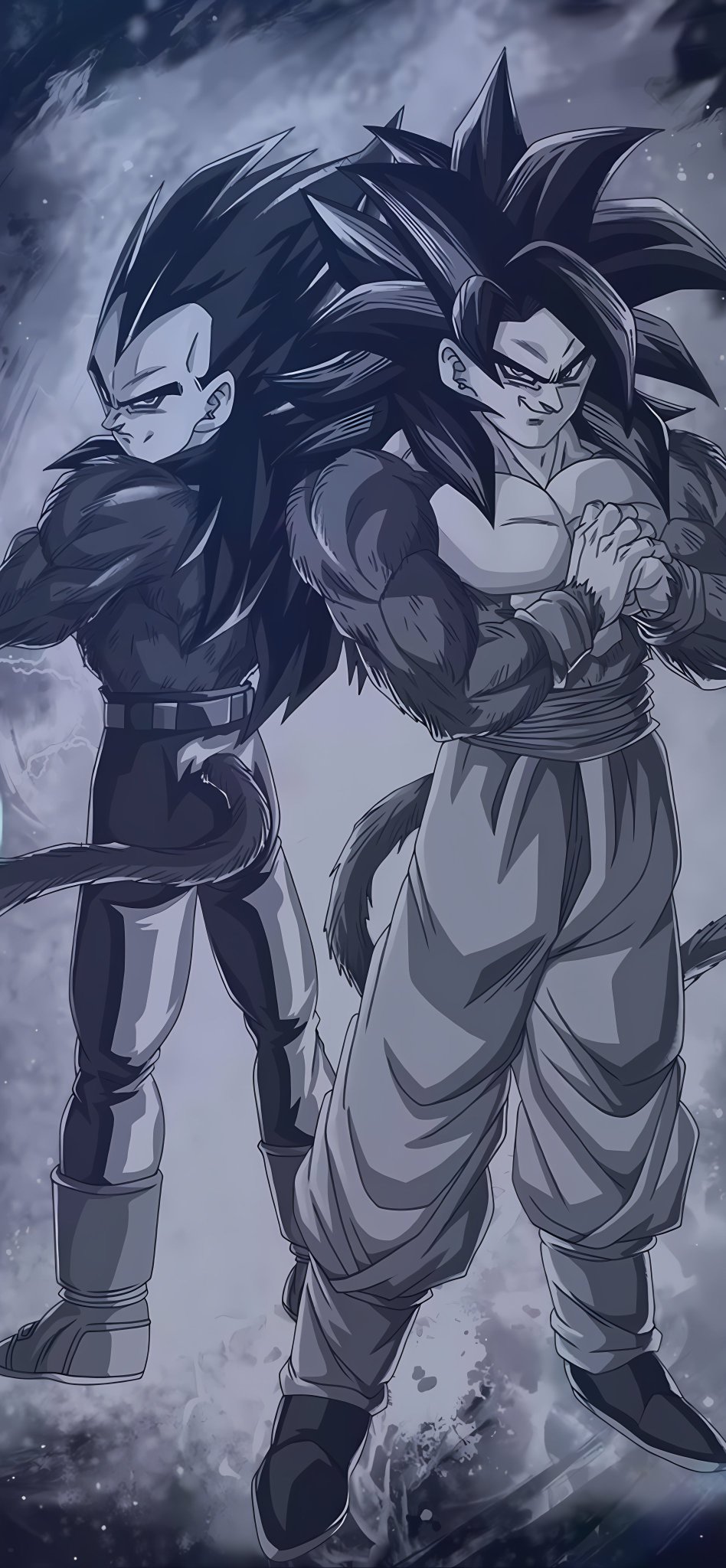 New Pan and Super Saiyan 4 Goku KO