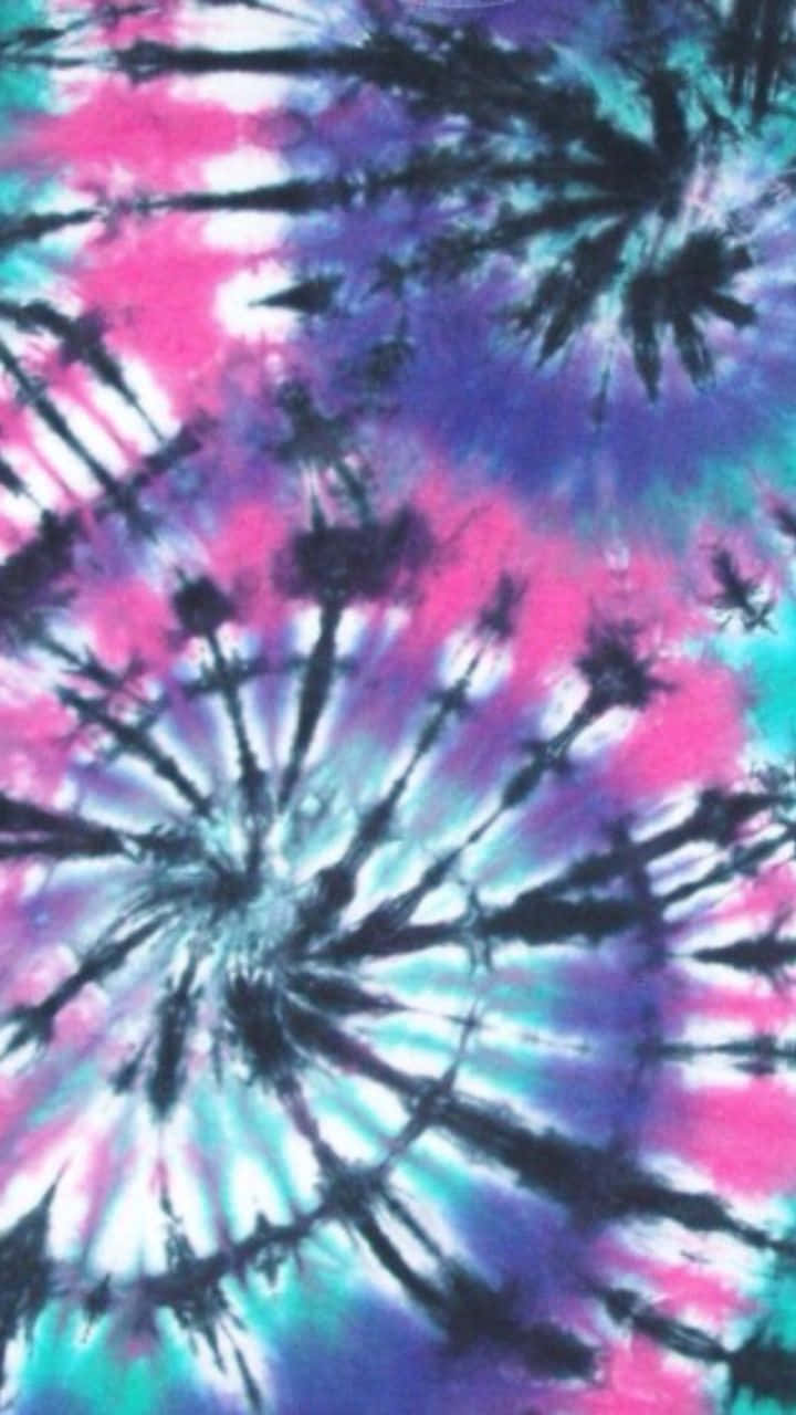 groovy with purple tie dye Wallpaper