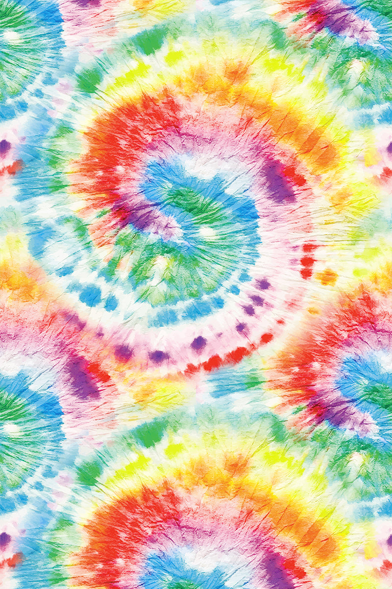 Tie Dye Crib Sheet. Tie Dye