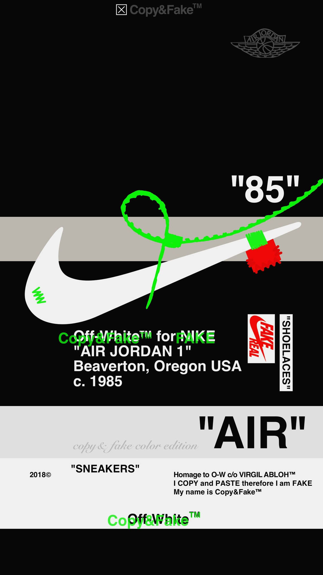 Download free Off White Nike Green