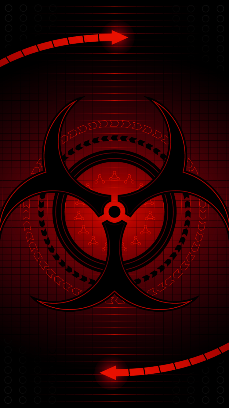 Sci Fi Biohazard Phone Wallpaper