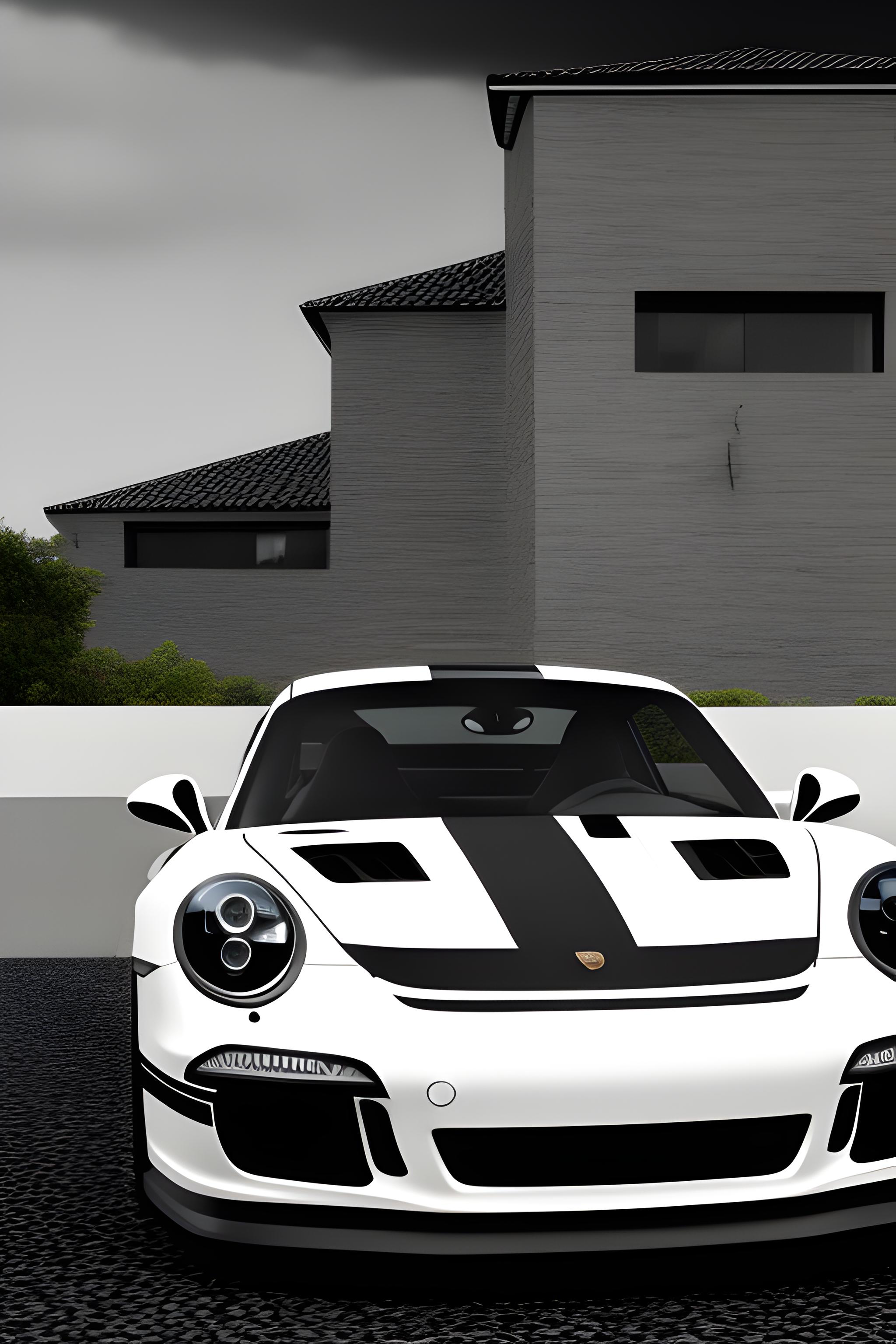 Grey and black Porsche 911 GT3 rs